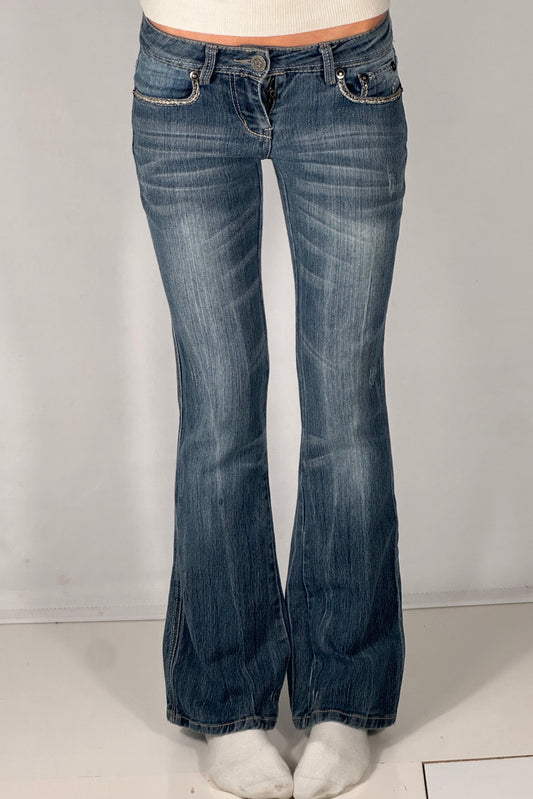 Lågmidjade jeans stl: XXS