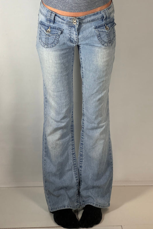 Lågmidjade jeans stl: S