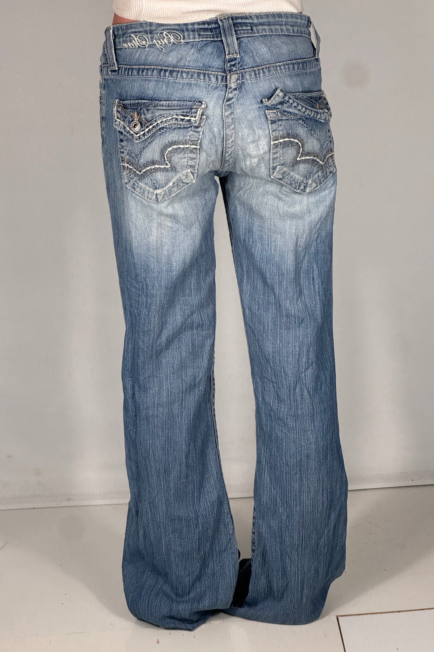 Lågmidjade jeans stl: S/M