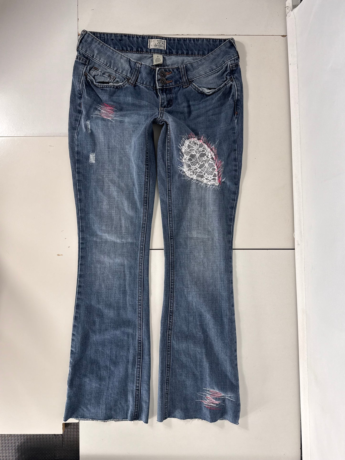 Lågmidjade jeans stl: S