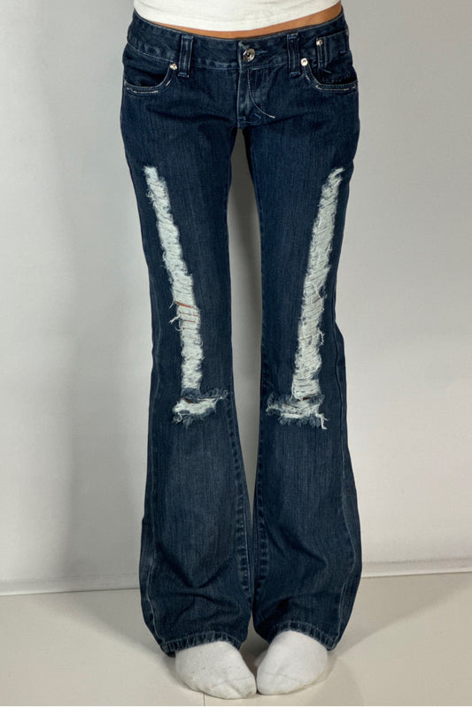 Lågmidjade jeans stl: S/M
