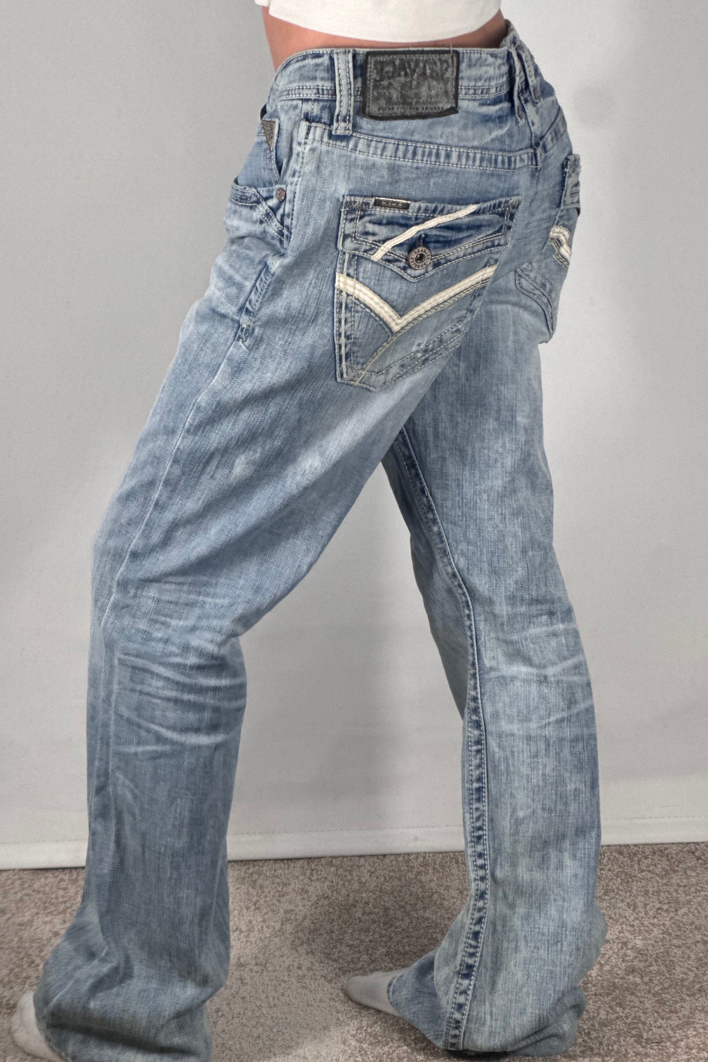 Lågmidjade jeans stl: M