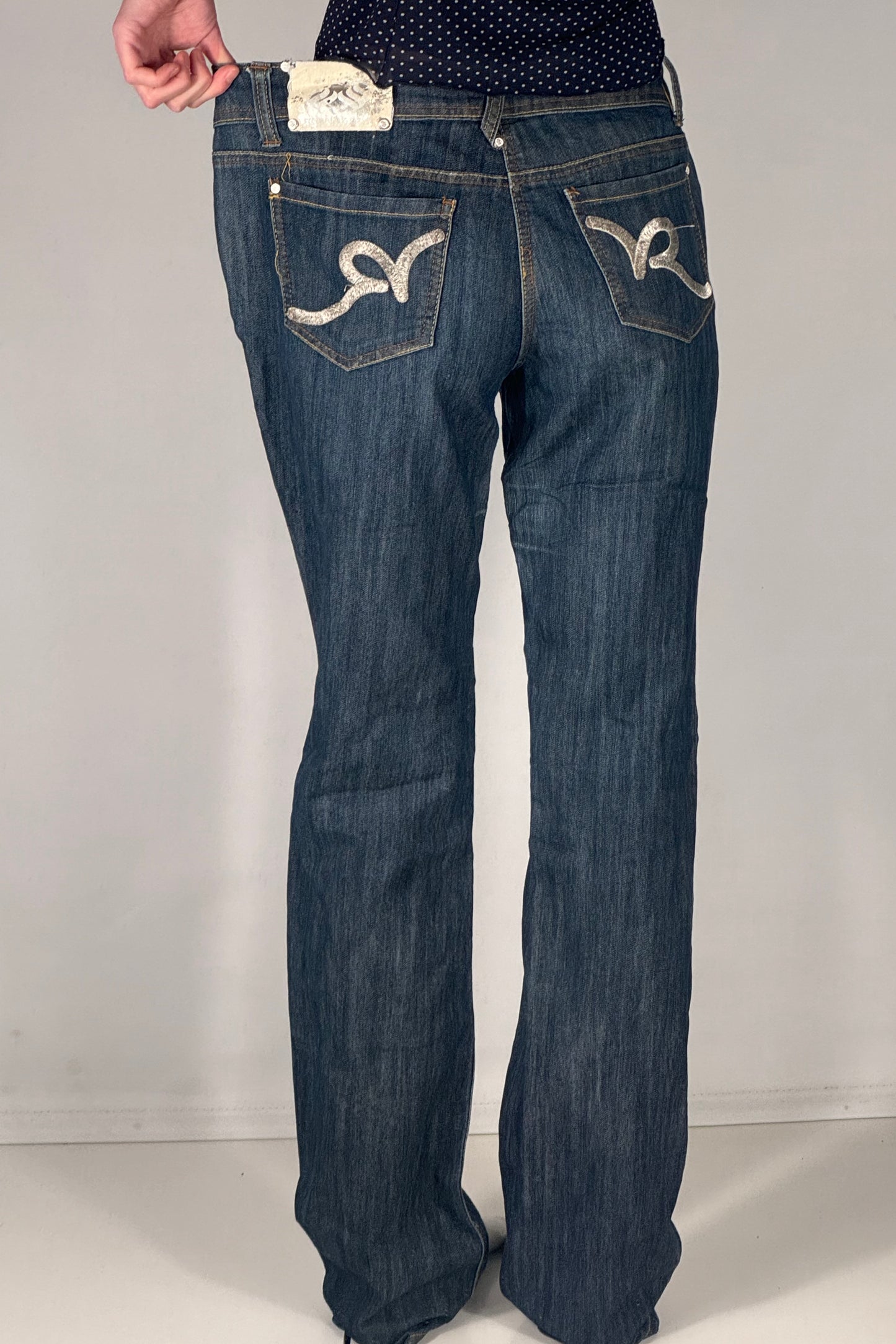 Lavtaljede jeans str: S
