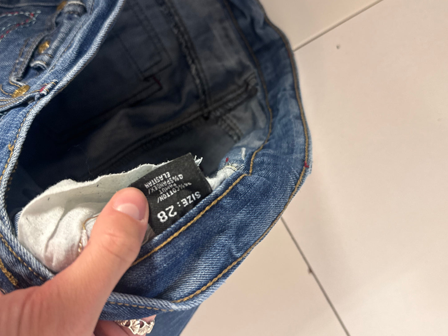 Lågmidjade jeans stl: XS