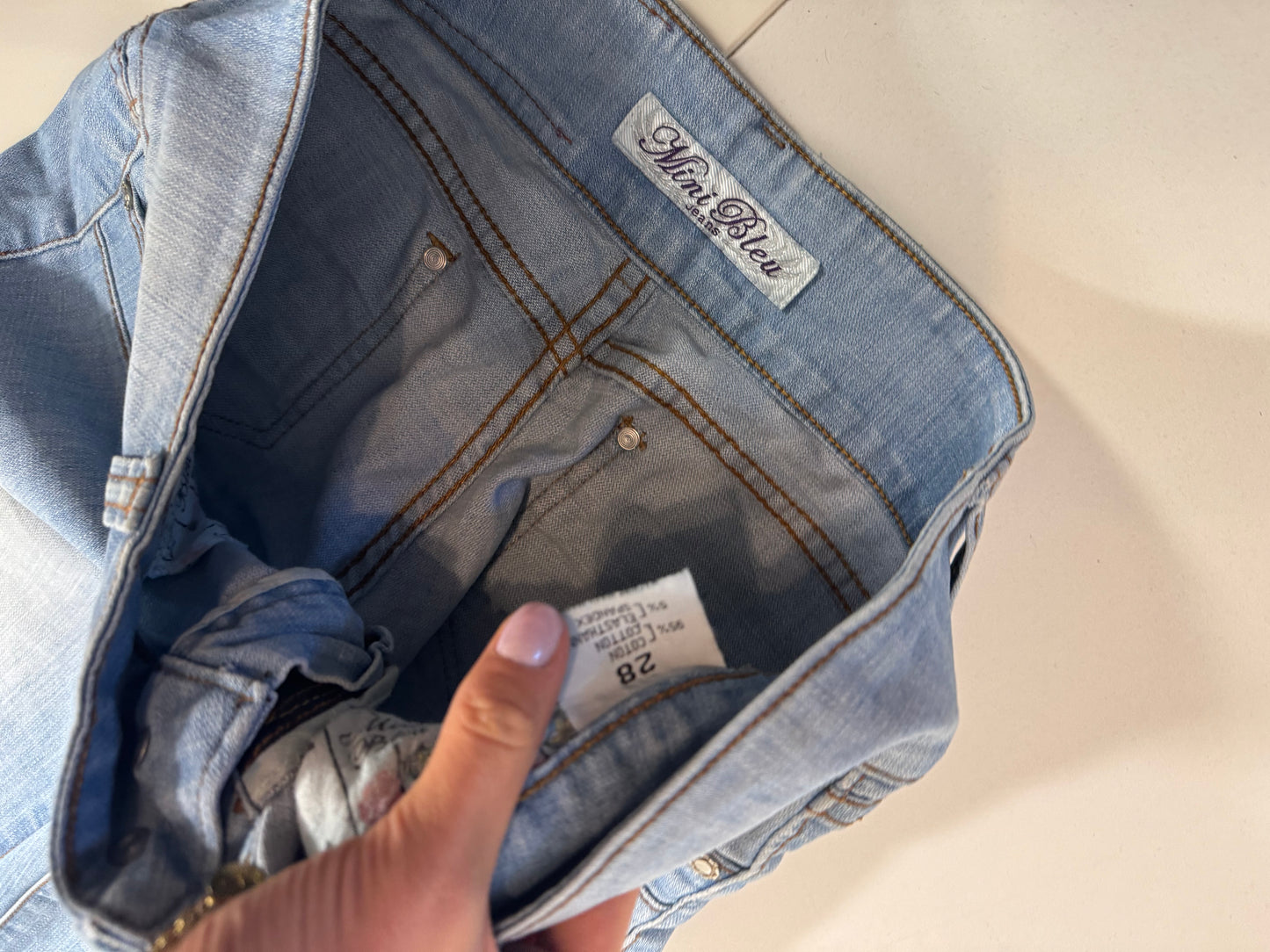 Lågmidjade jeans stl: S