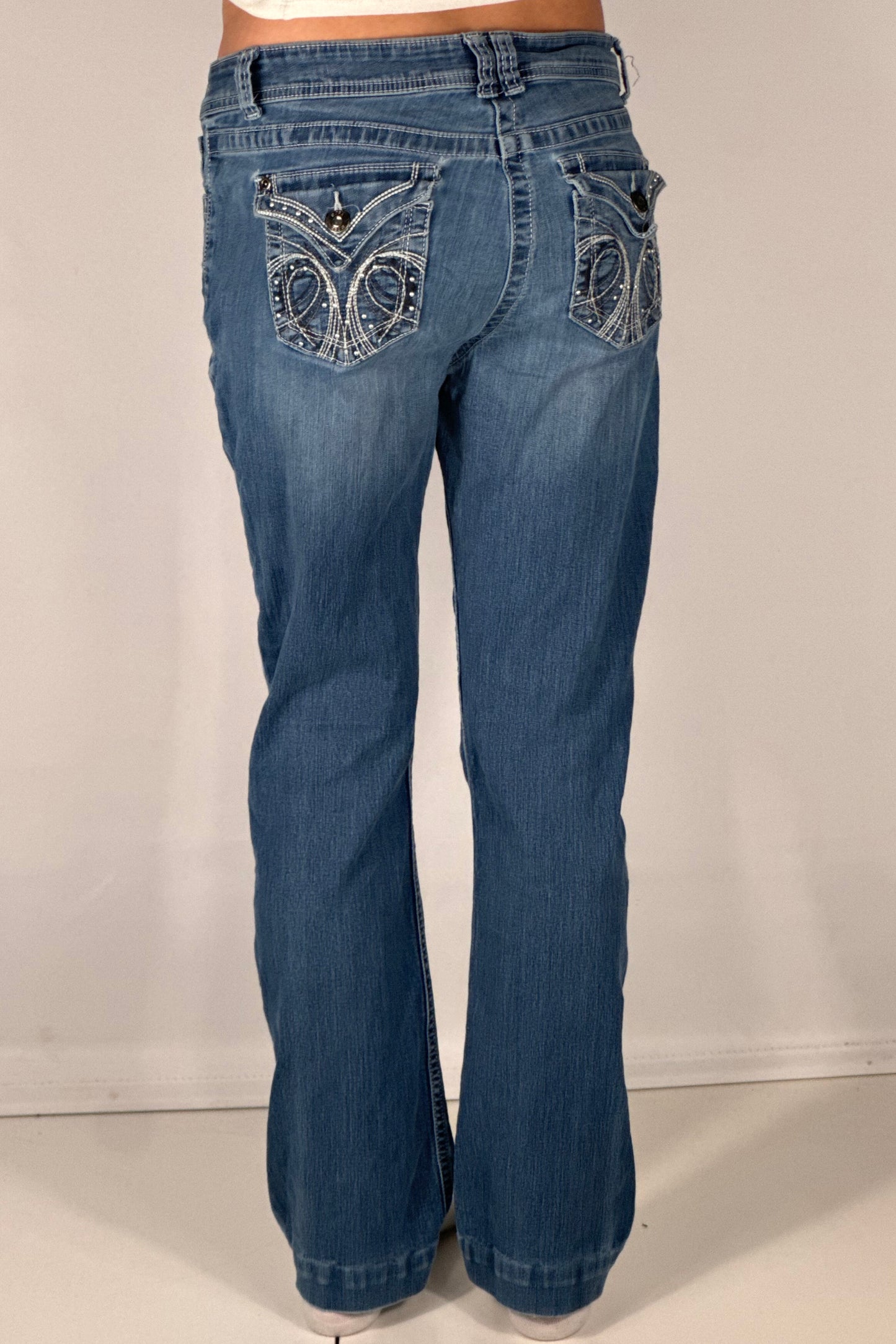 Lågmidjade jeans stl: S
