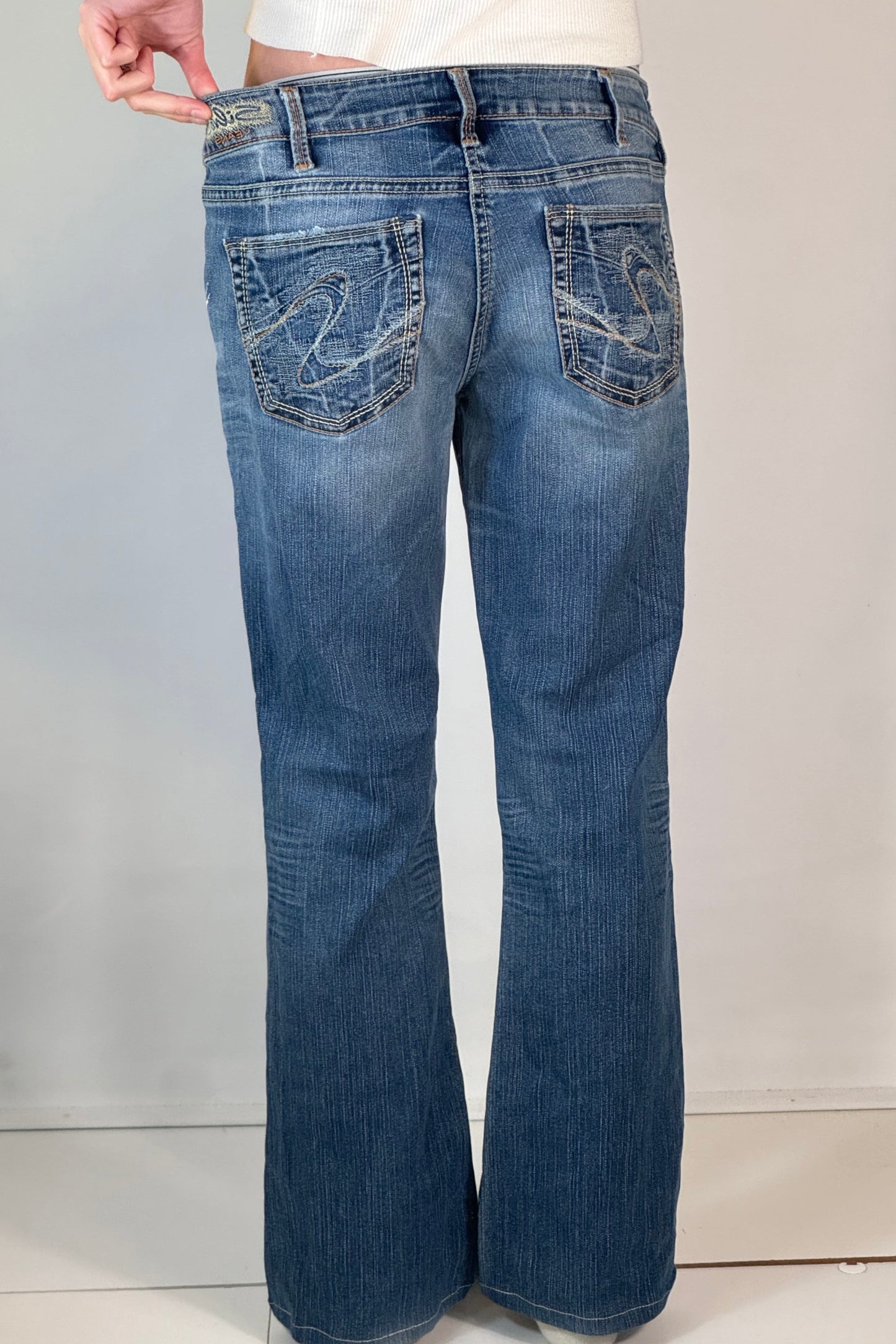 Lågmidjade jeans stl: M