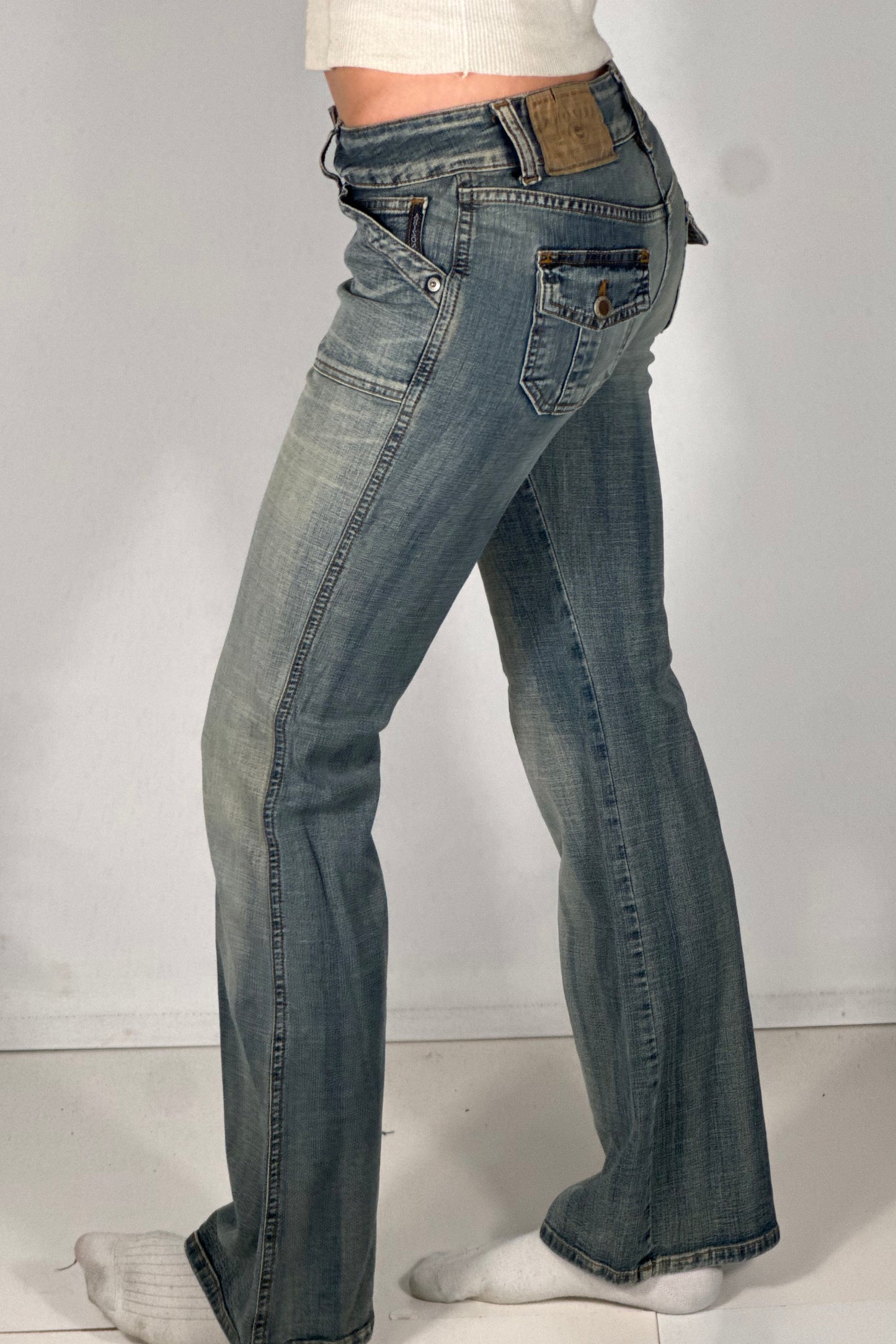 Lågmidjade jeans stl: XS