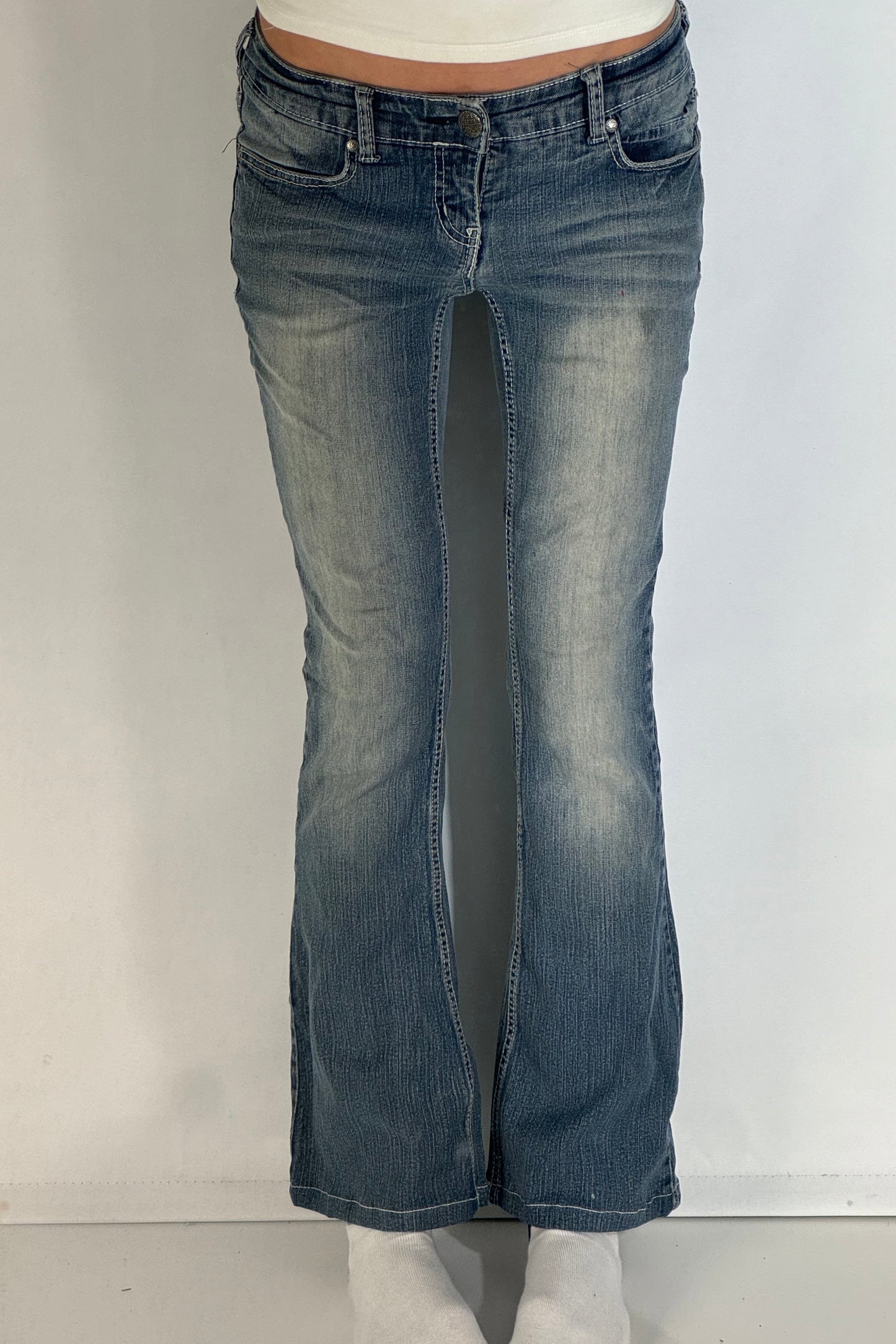Lågmidjade jeans stl: XS
