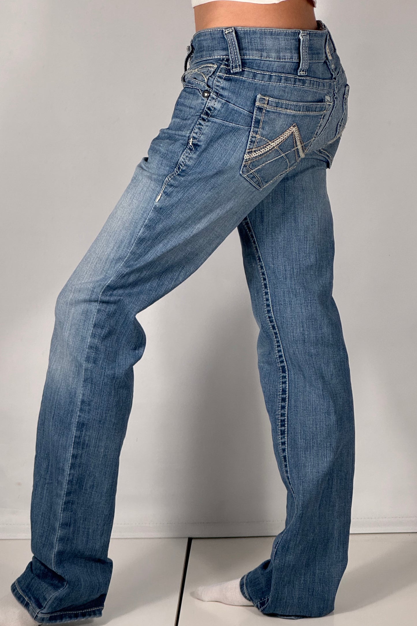 Lågmidjade jeans stl: S