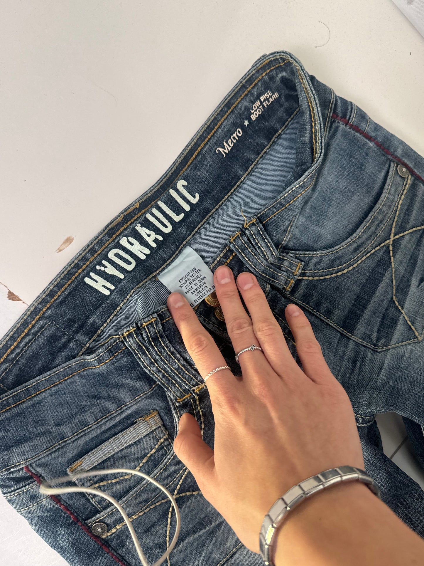 Lavtaljede jeans str: XS