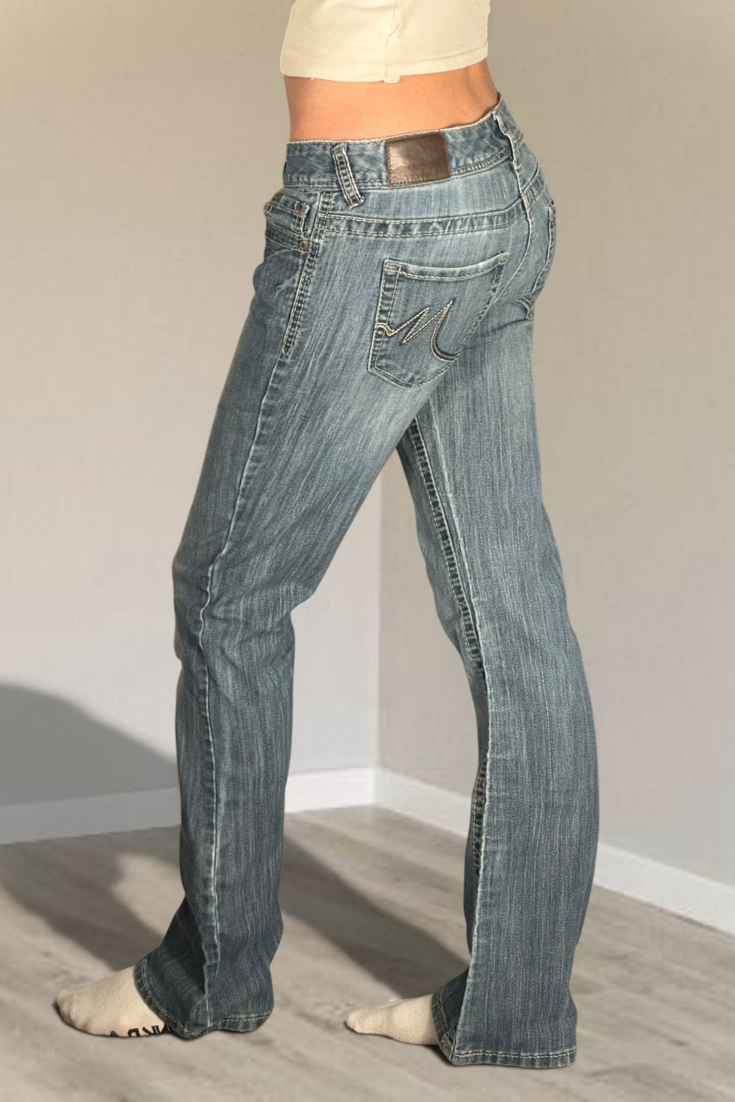 Lågmidjade jeans stl: S