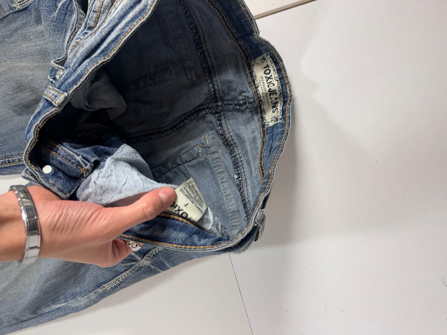 Lågmidjade jeans stl: XS