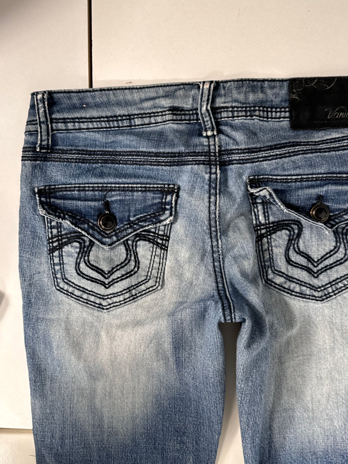 Lavtaljede jeans str: S