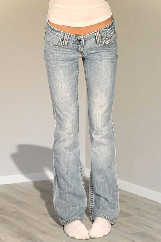 Lågmidjade jeans stl: S