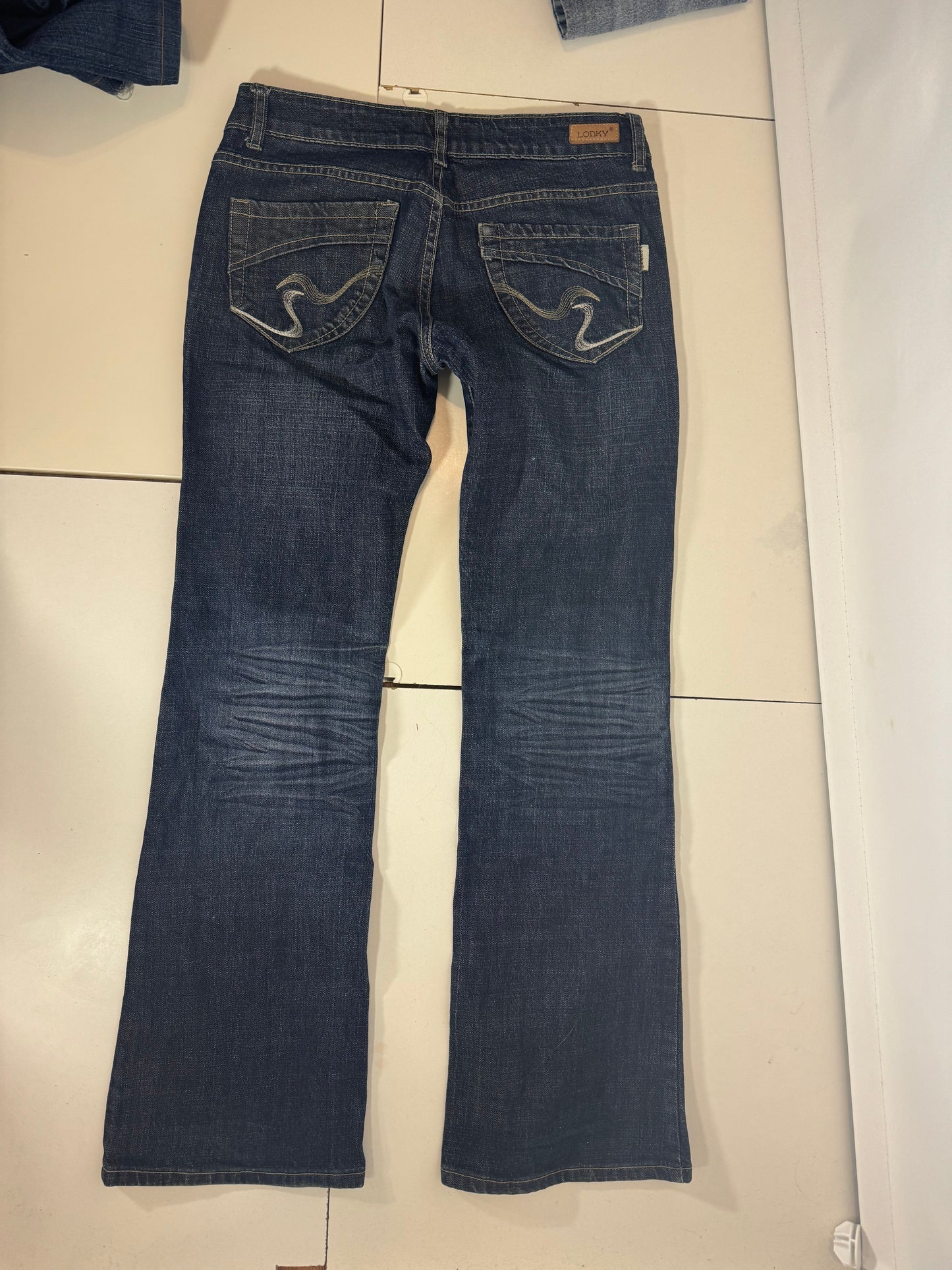 Lågmidjade jeans stl: S