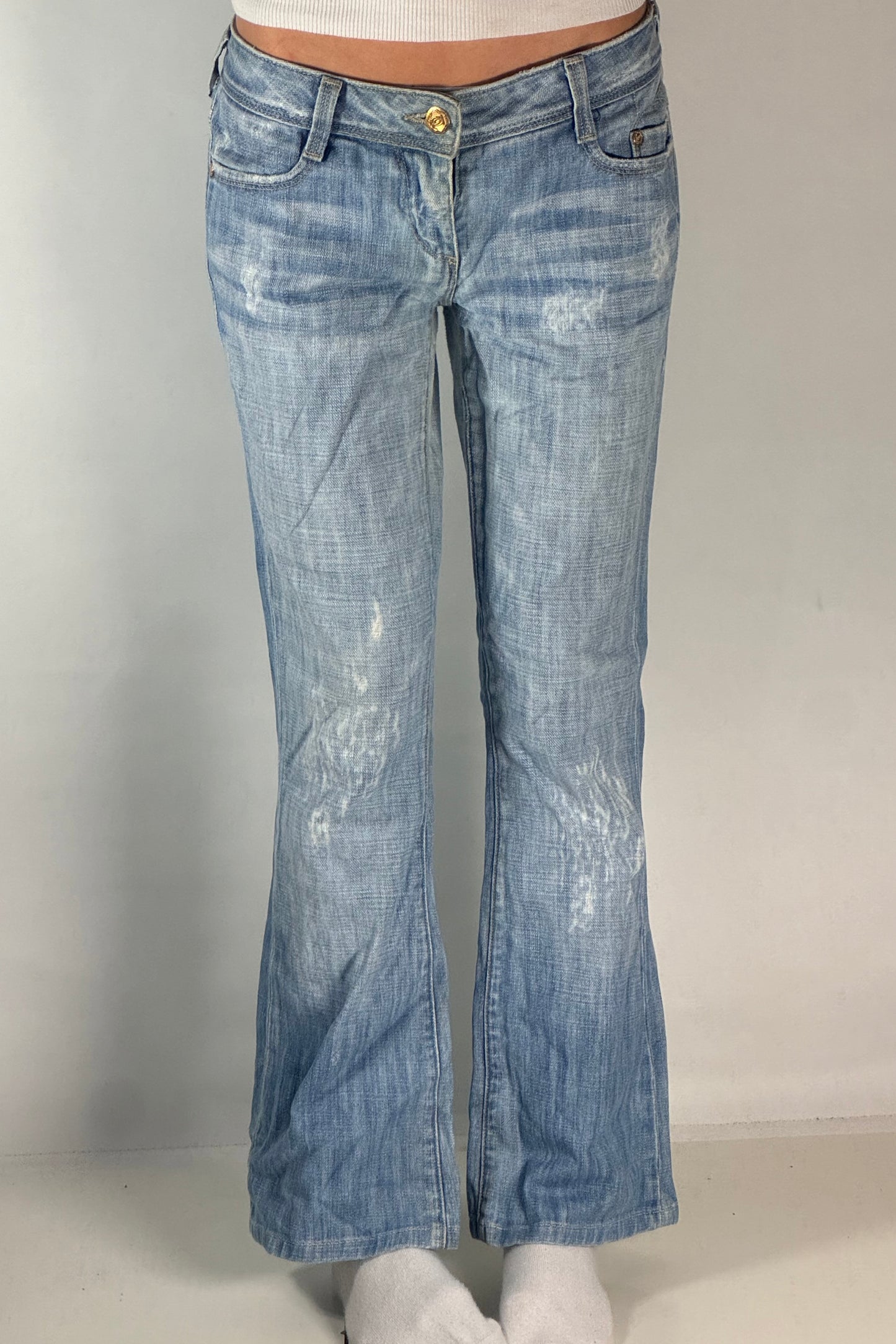 Lågmidjade jeans stl: S