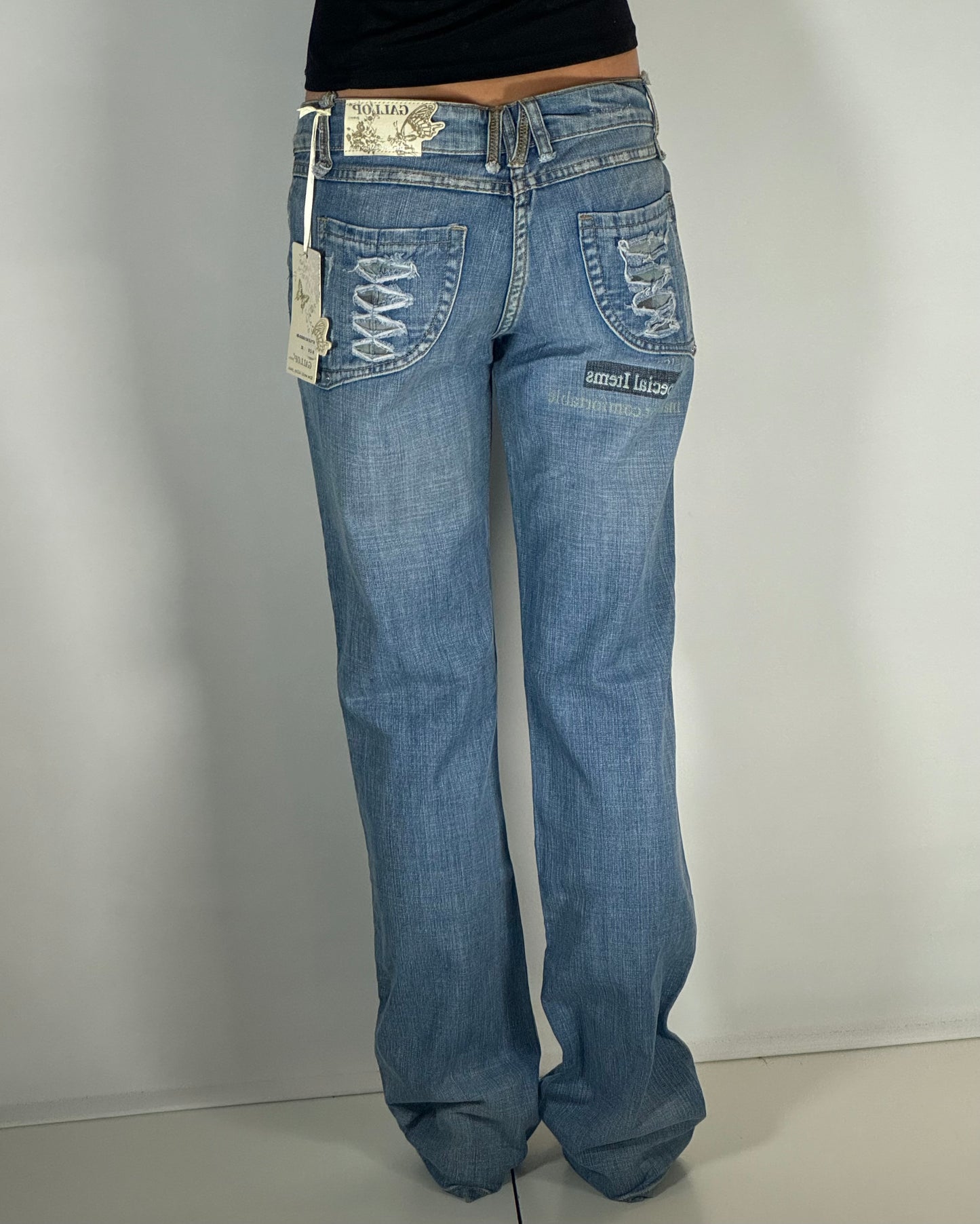 Lågmidjade jeans stl: S