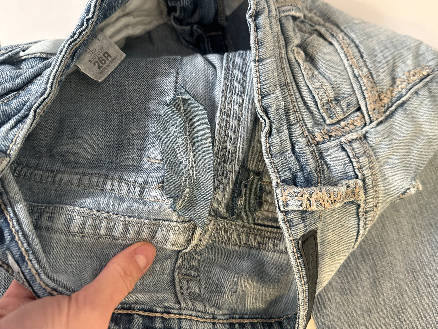 Lågmidjade jeans stl: XS