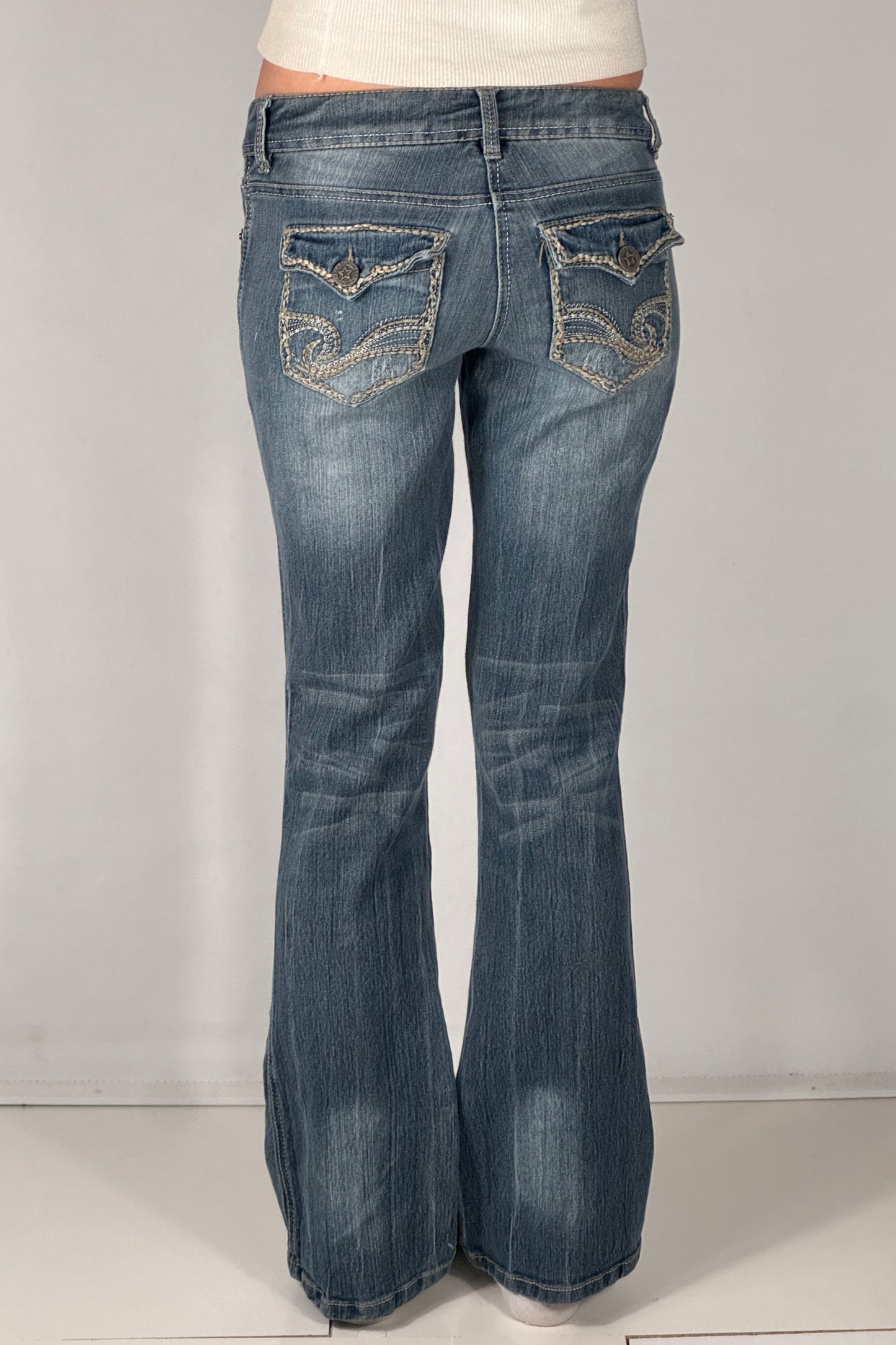 Lågmidjade jeans stl: XXS