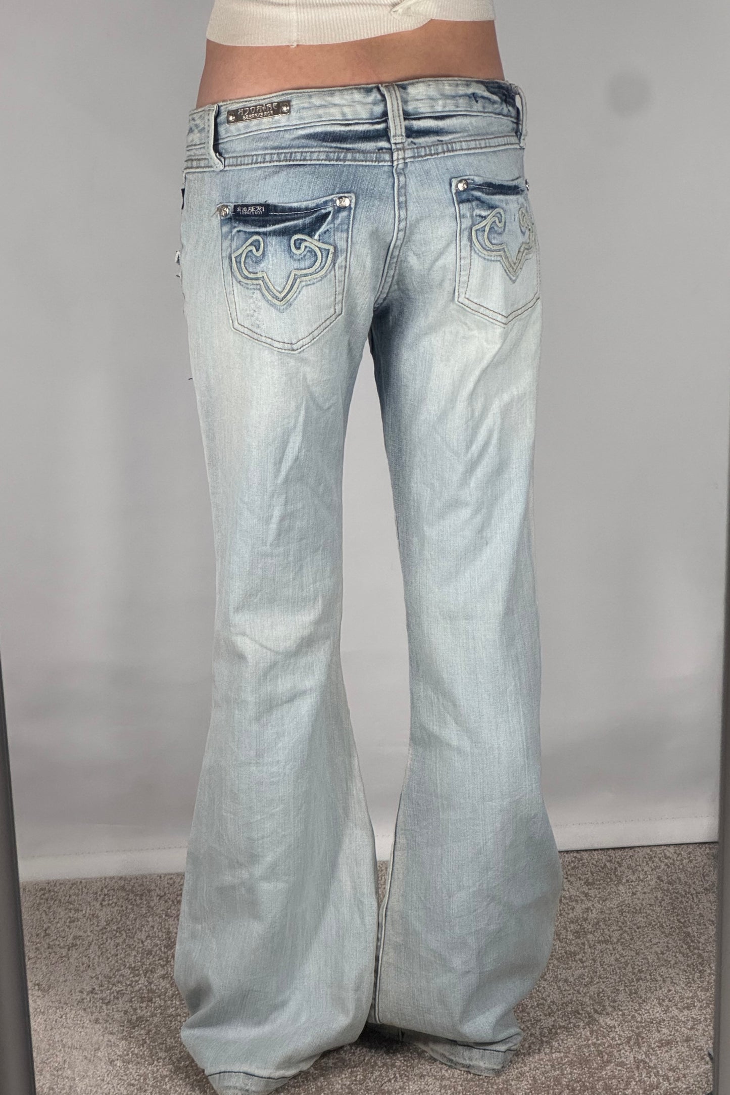 Lågmidjade jeans stl: M