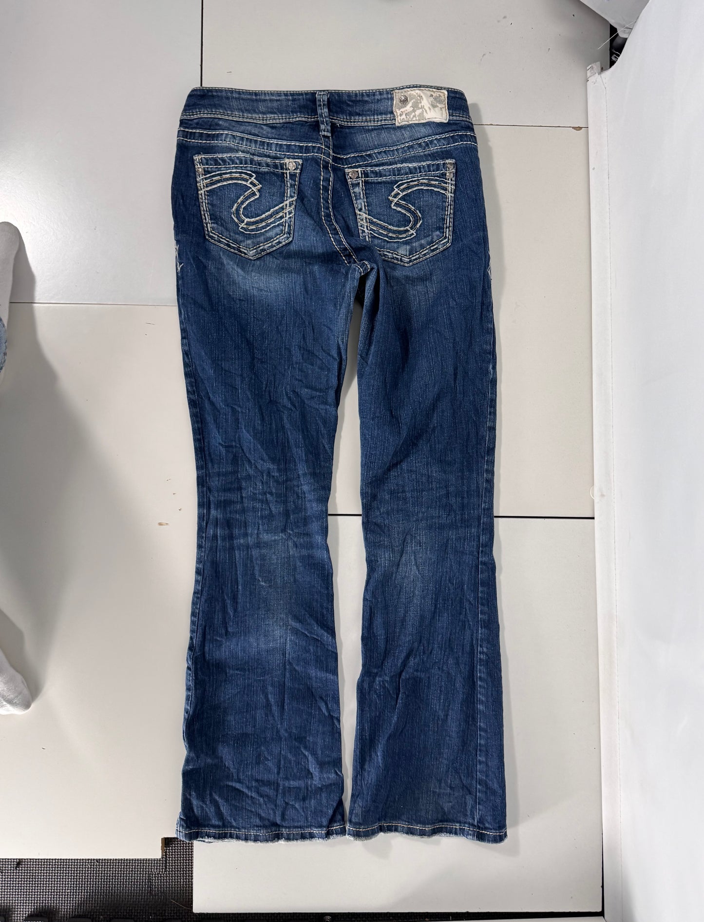 Lavtaljede jeans str: M