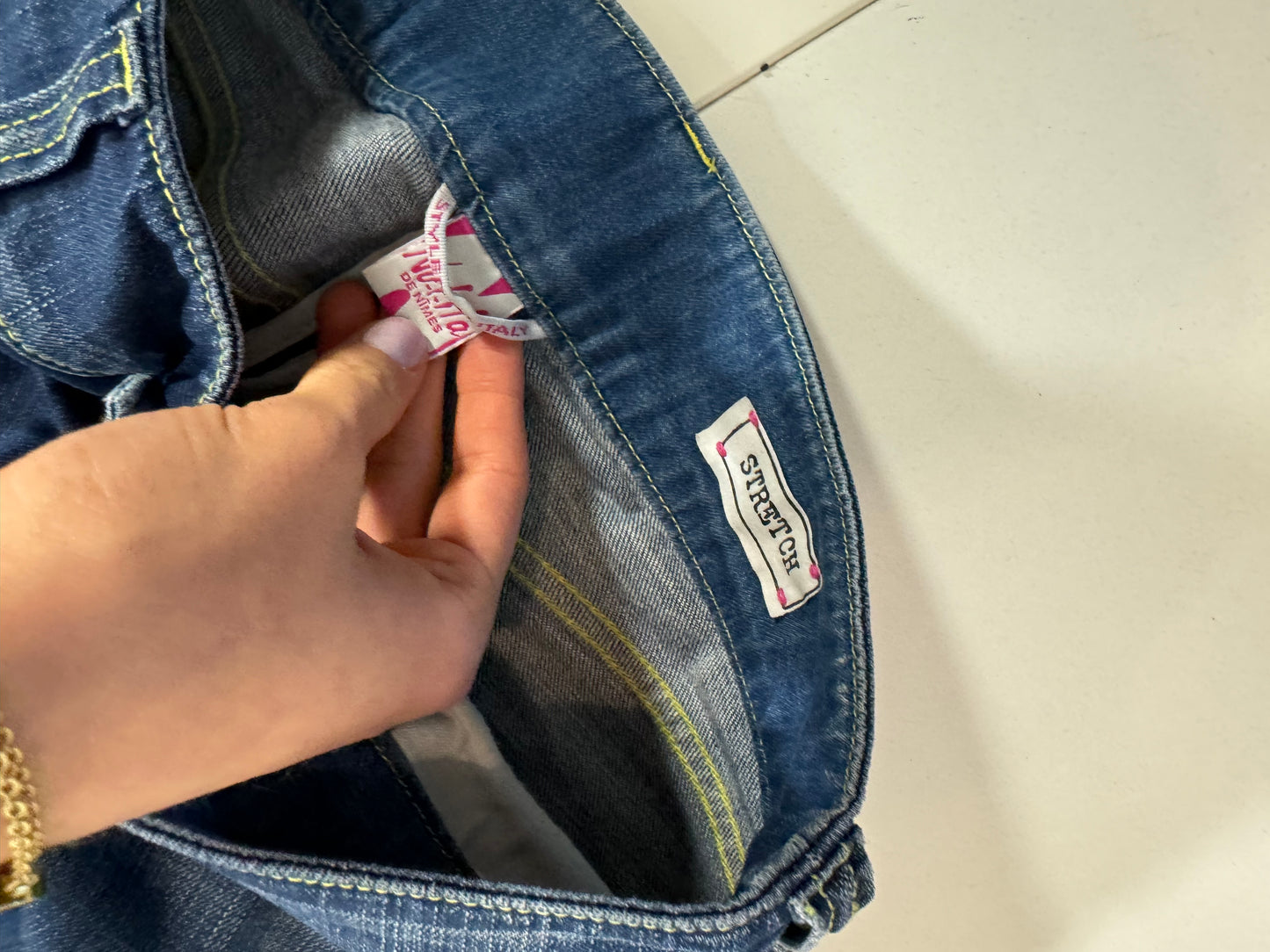 Lågmidjade jeans stl: S