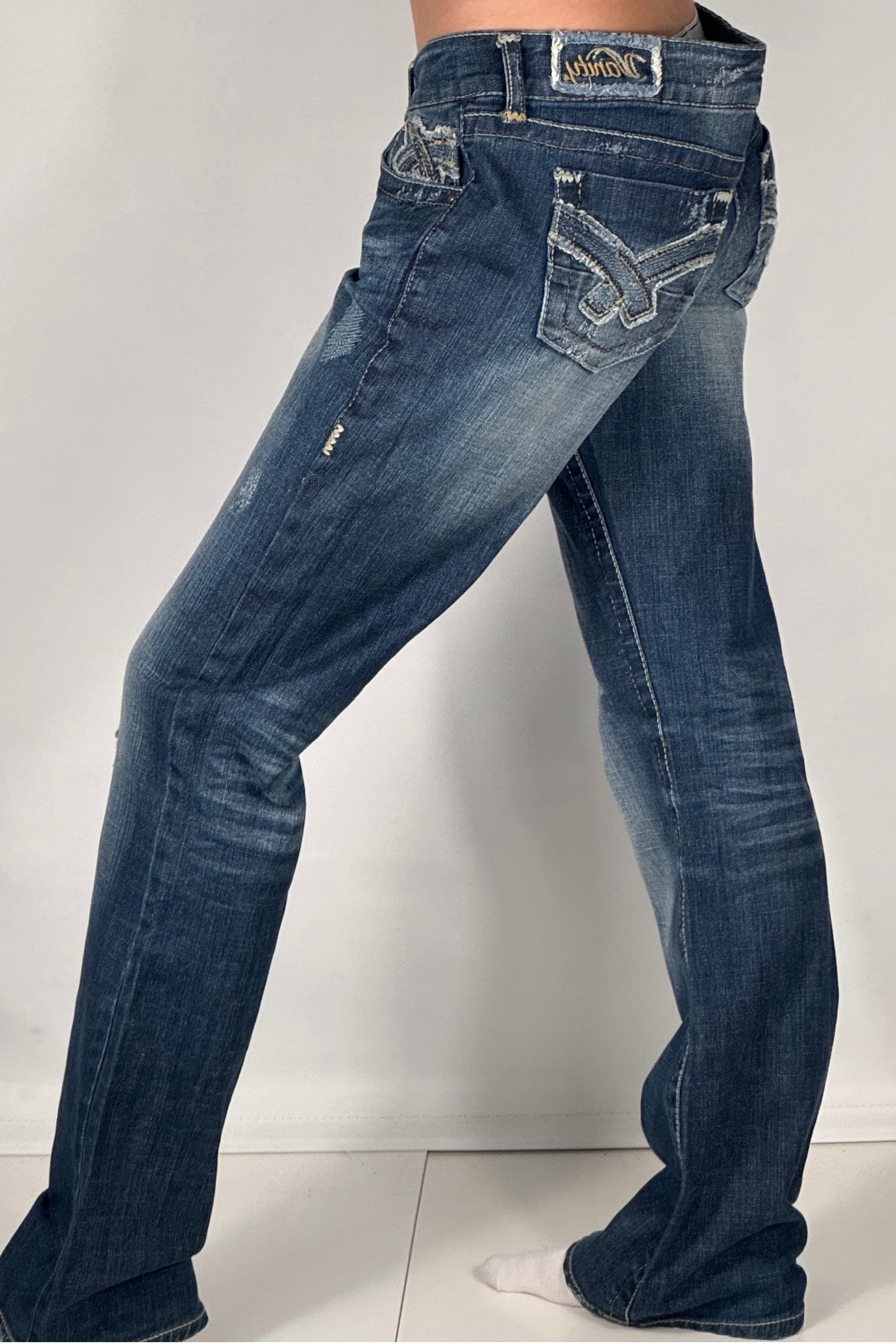Lavt liv jeans str: S/M