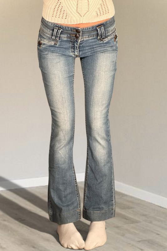 Lågmidjade jeans stl: XS