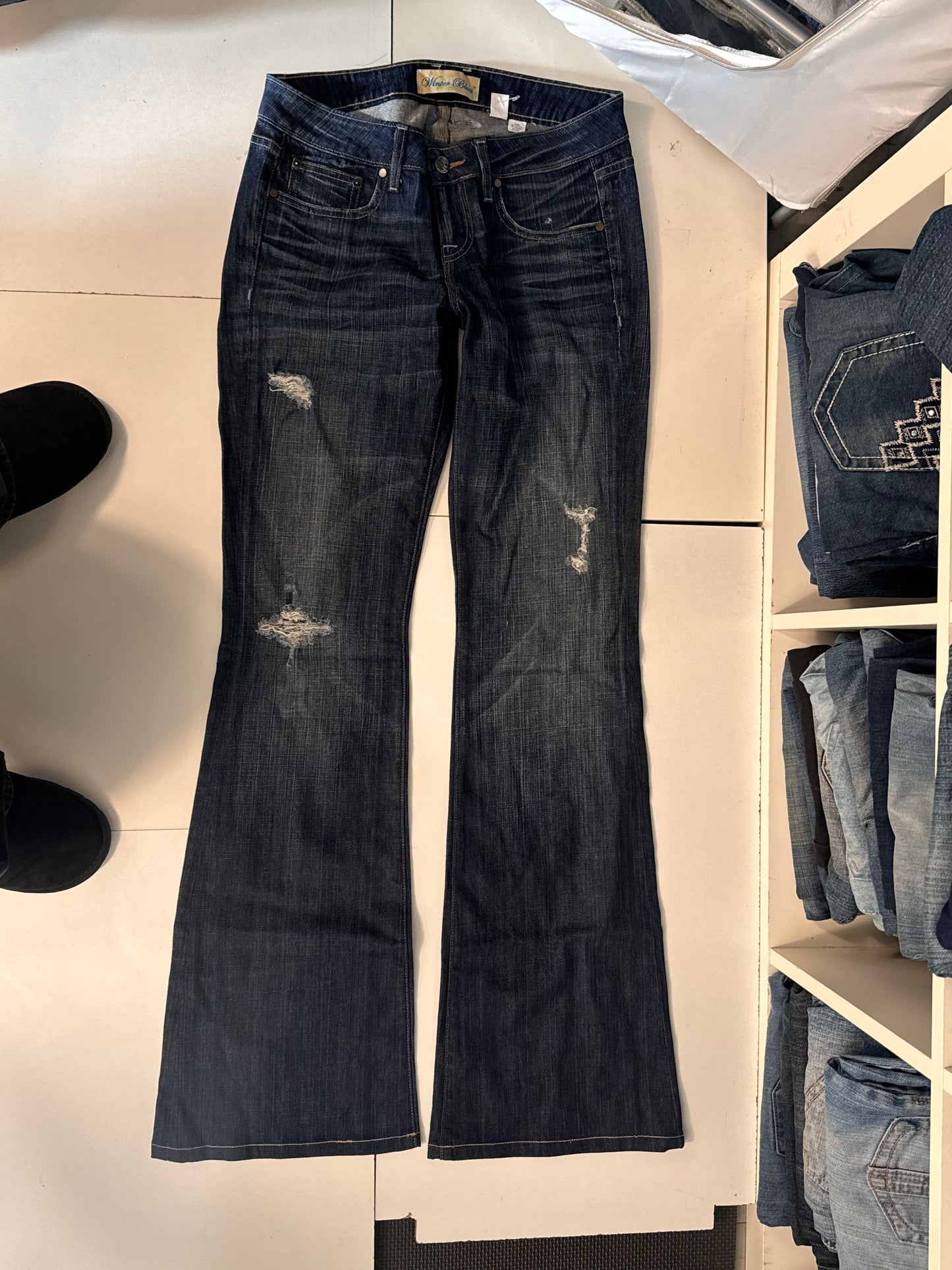 Lågmidjade jeans stl: S