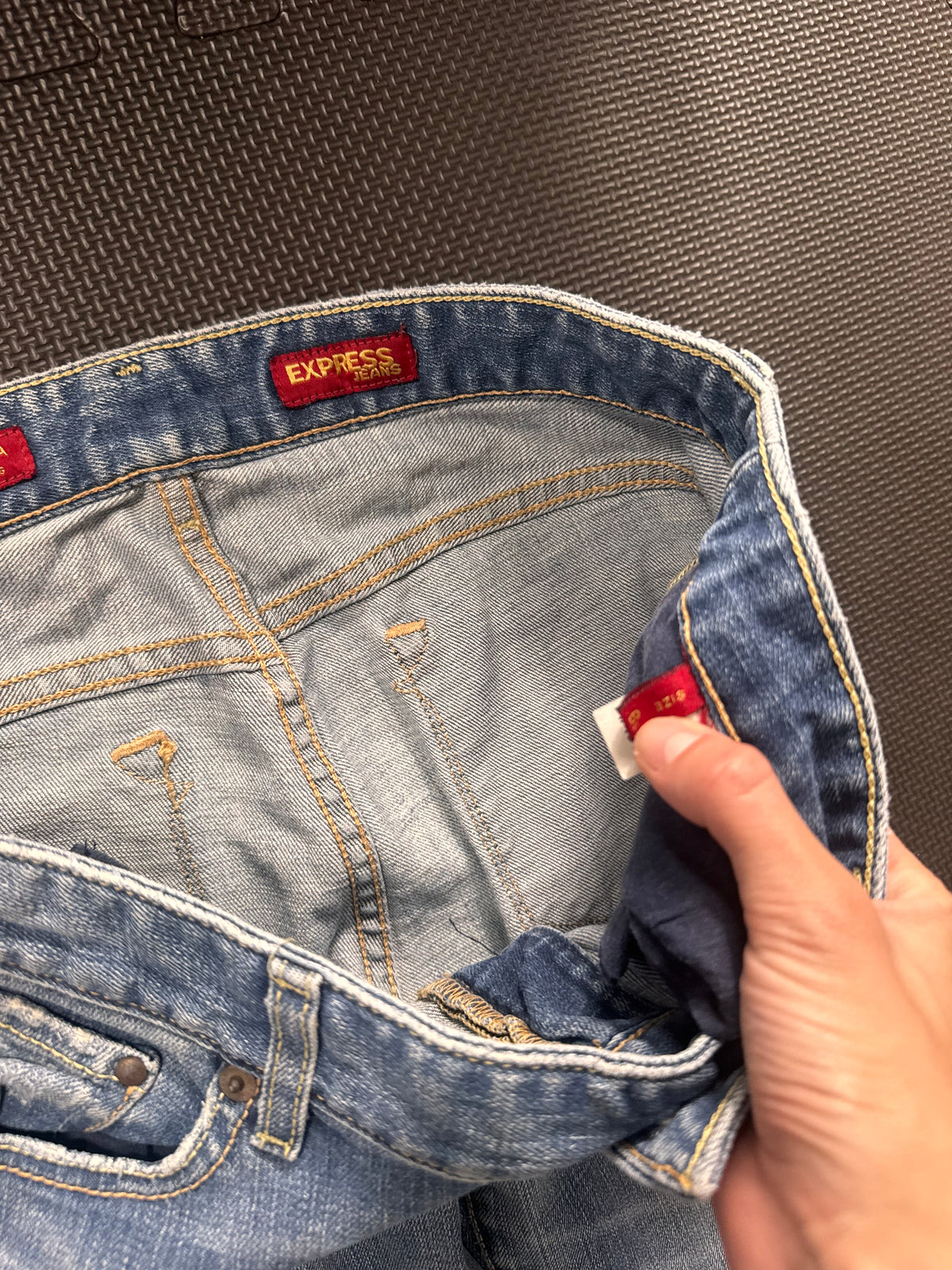 Lågmidjade jeans stl: M