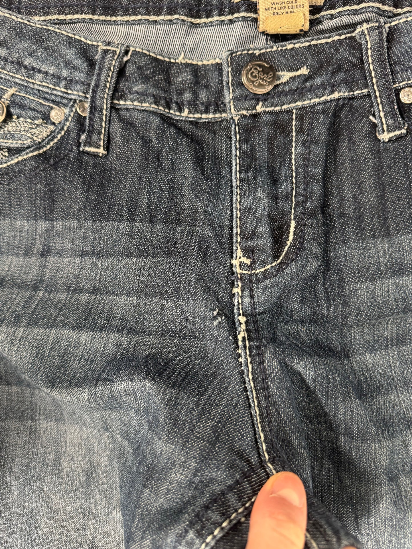 Lavtaljede jeans str: M