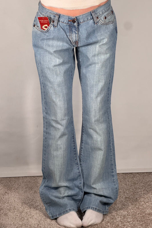 Lavtaljede jeans str: S
