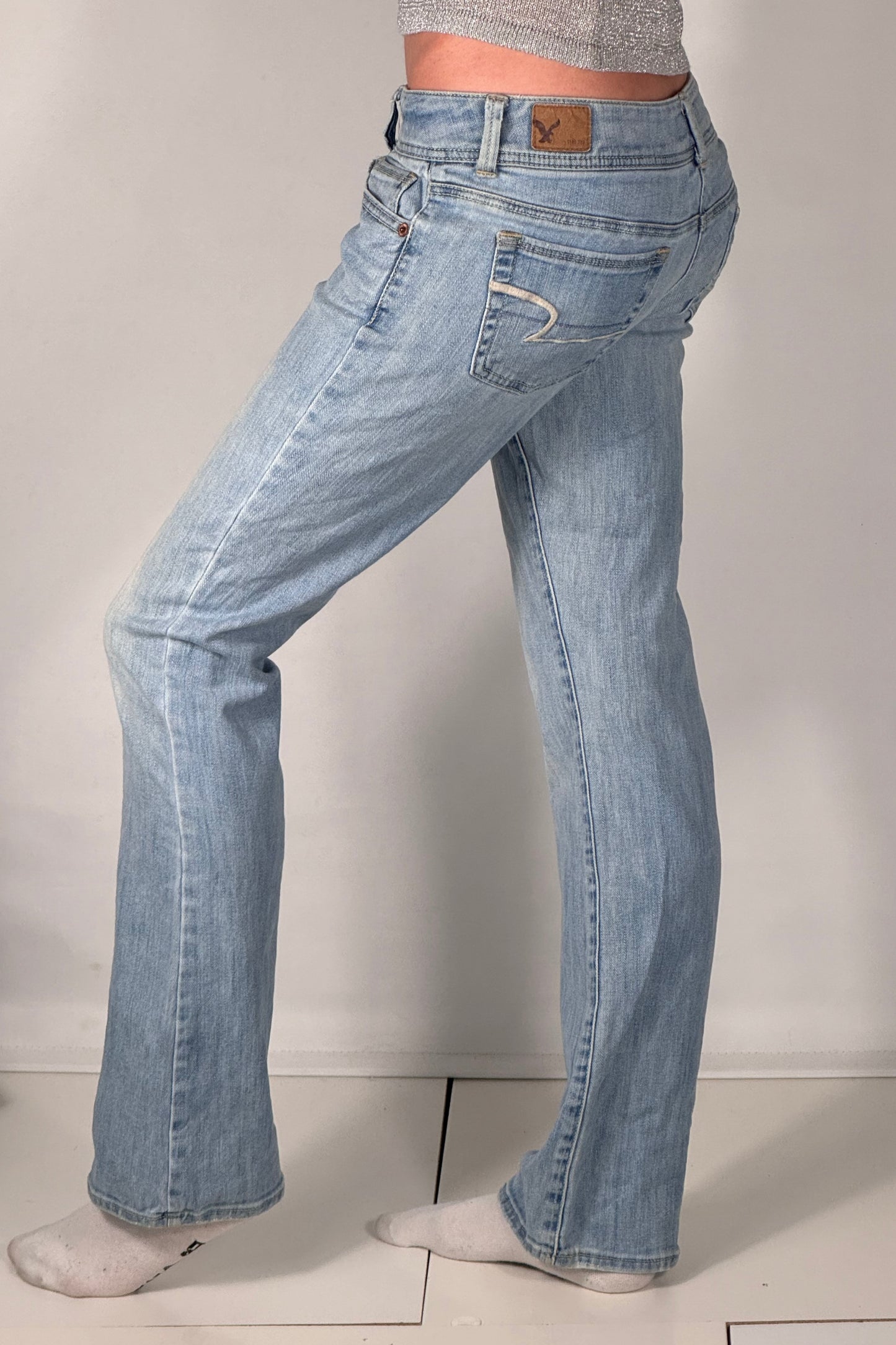 Lågmidjade jeans stl: S