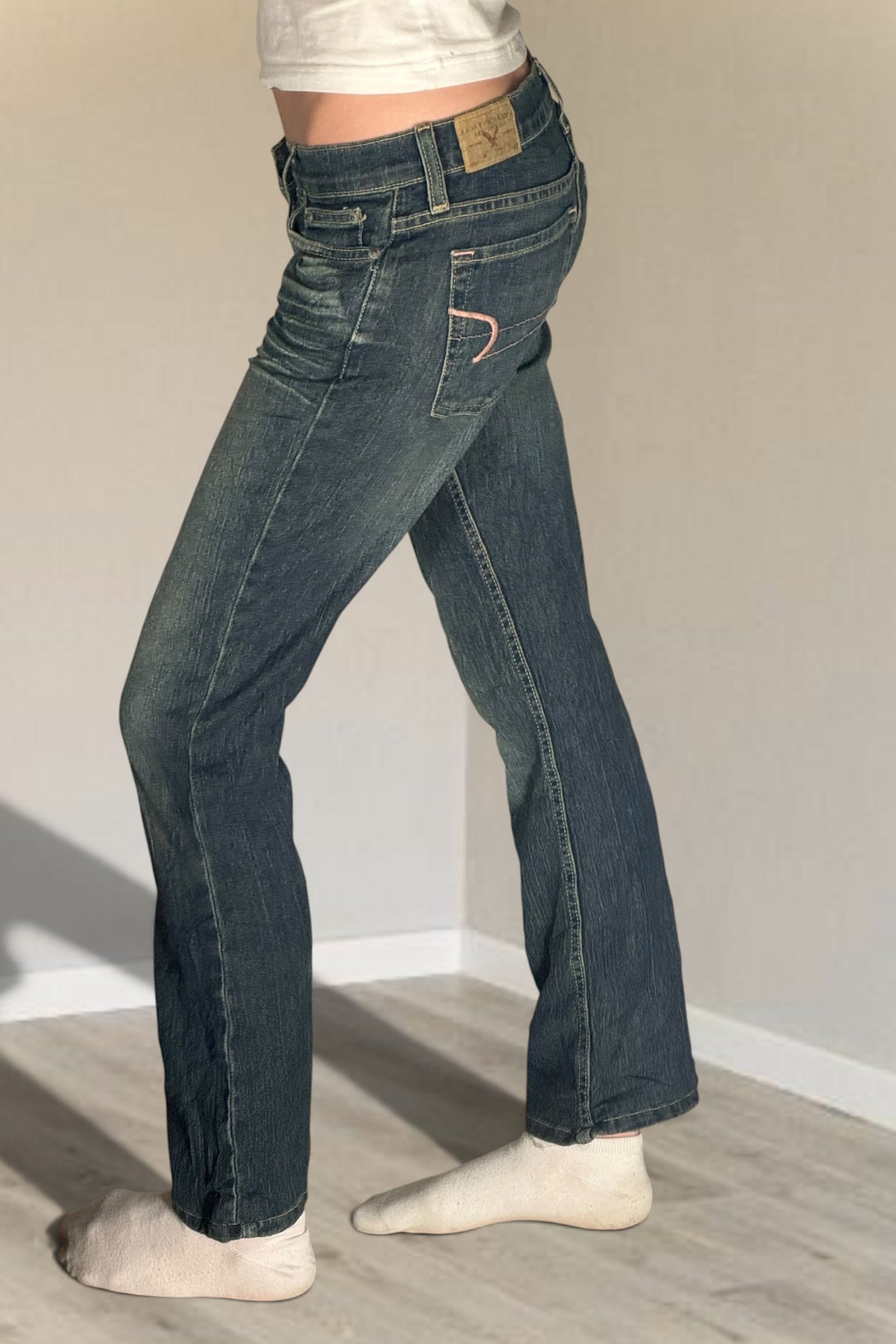Lågmidjade jeans stl: XS