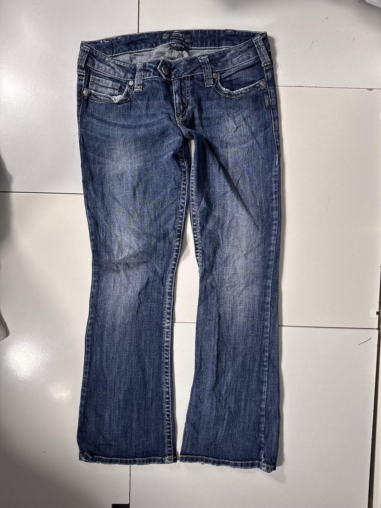Lågmidjade jeans stl: M