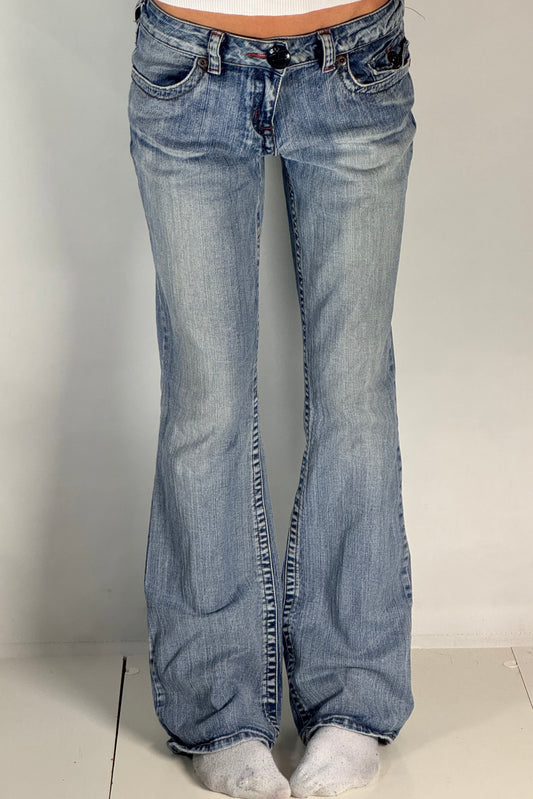 Lågmidjade jeans stl: S