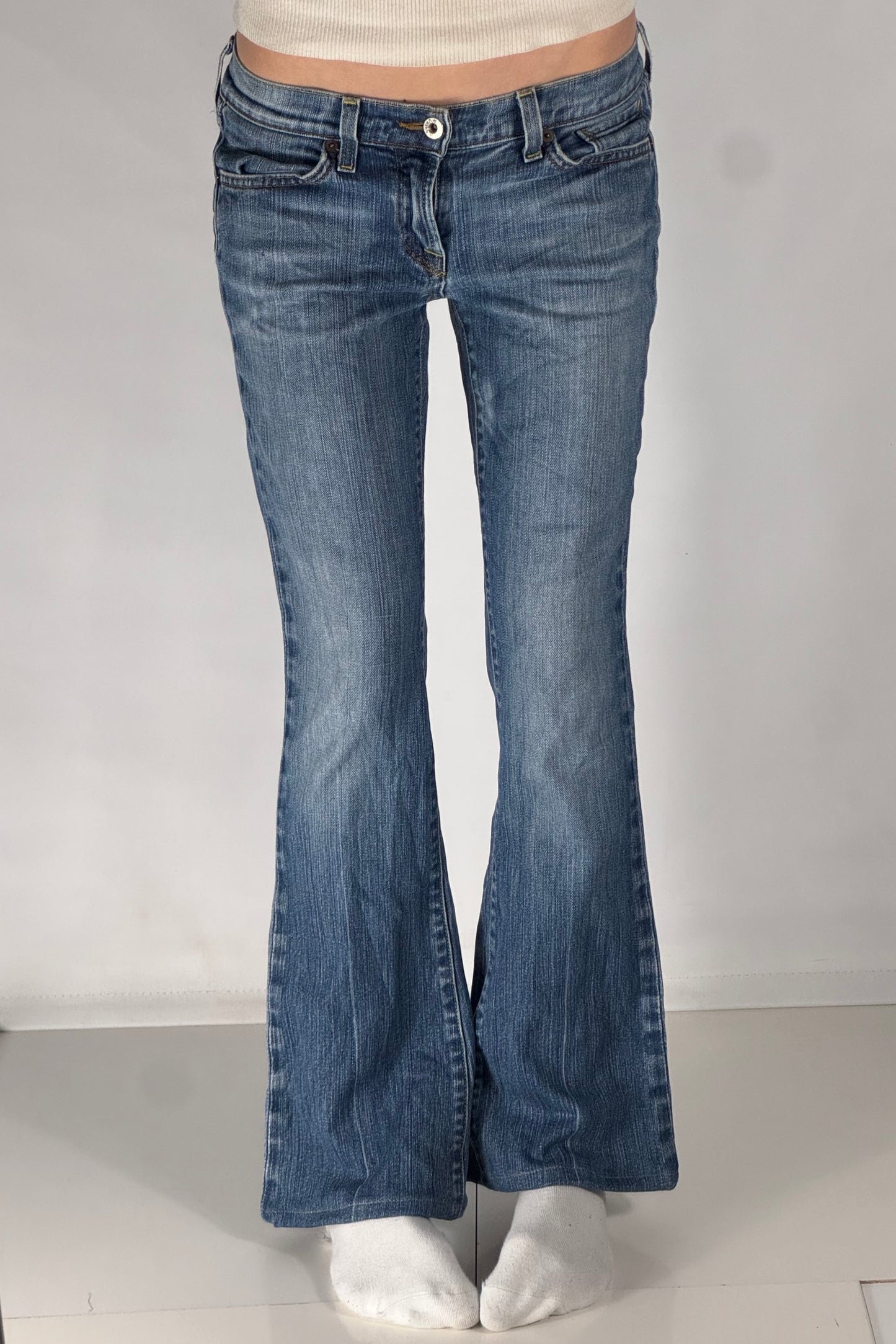 Lågmidjade jeans stl: S