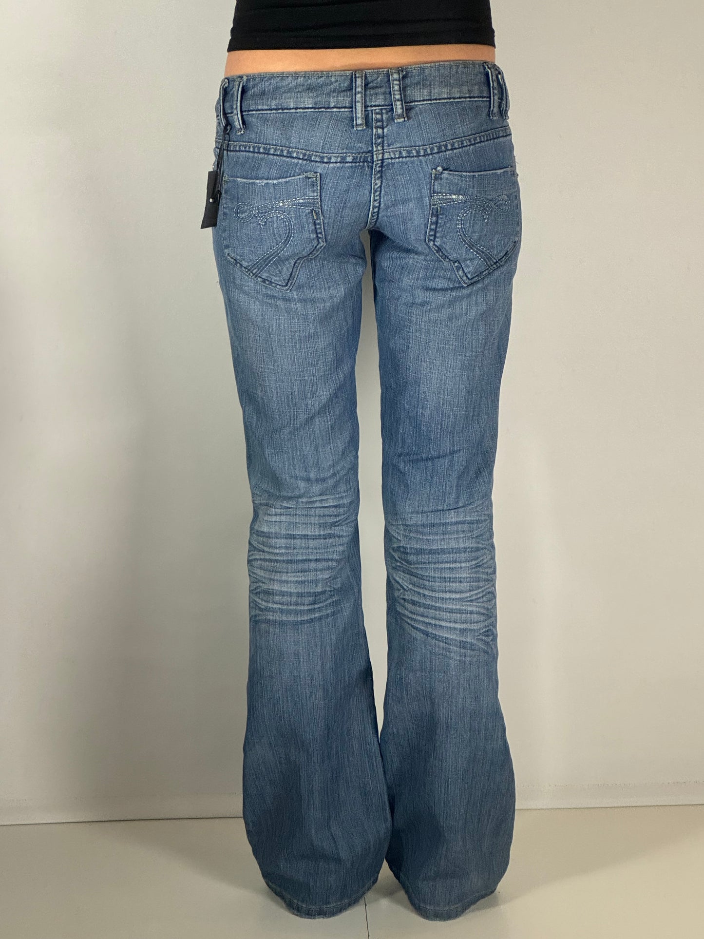 Lågmidjade jeans stl: S