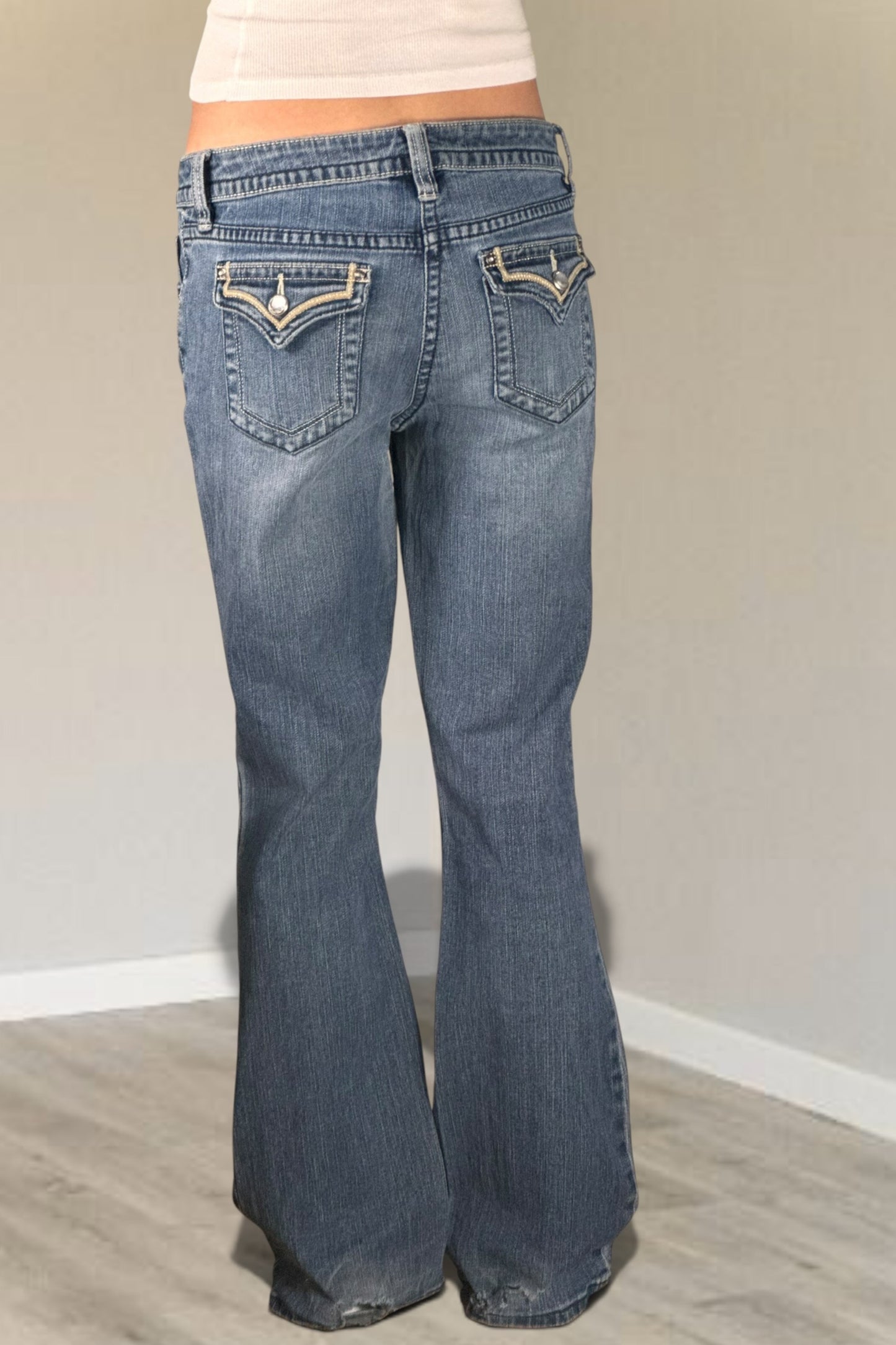 Lågmidjade jeans stl: M
