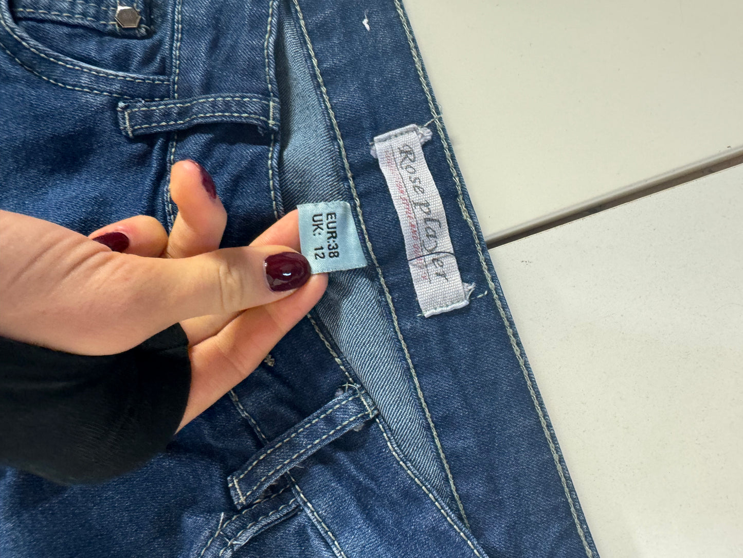 Lågmidjade jeans stl: XS