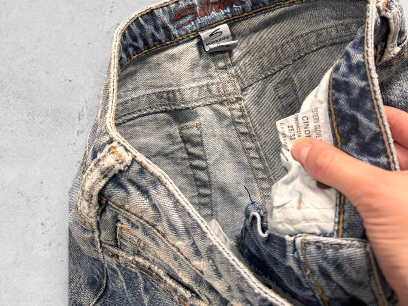 Lågmidjade jeans stl: XXS