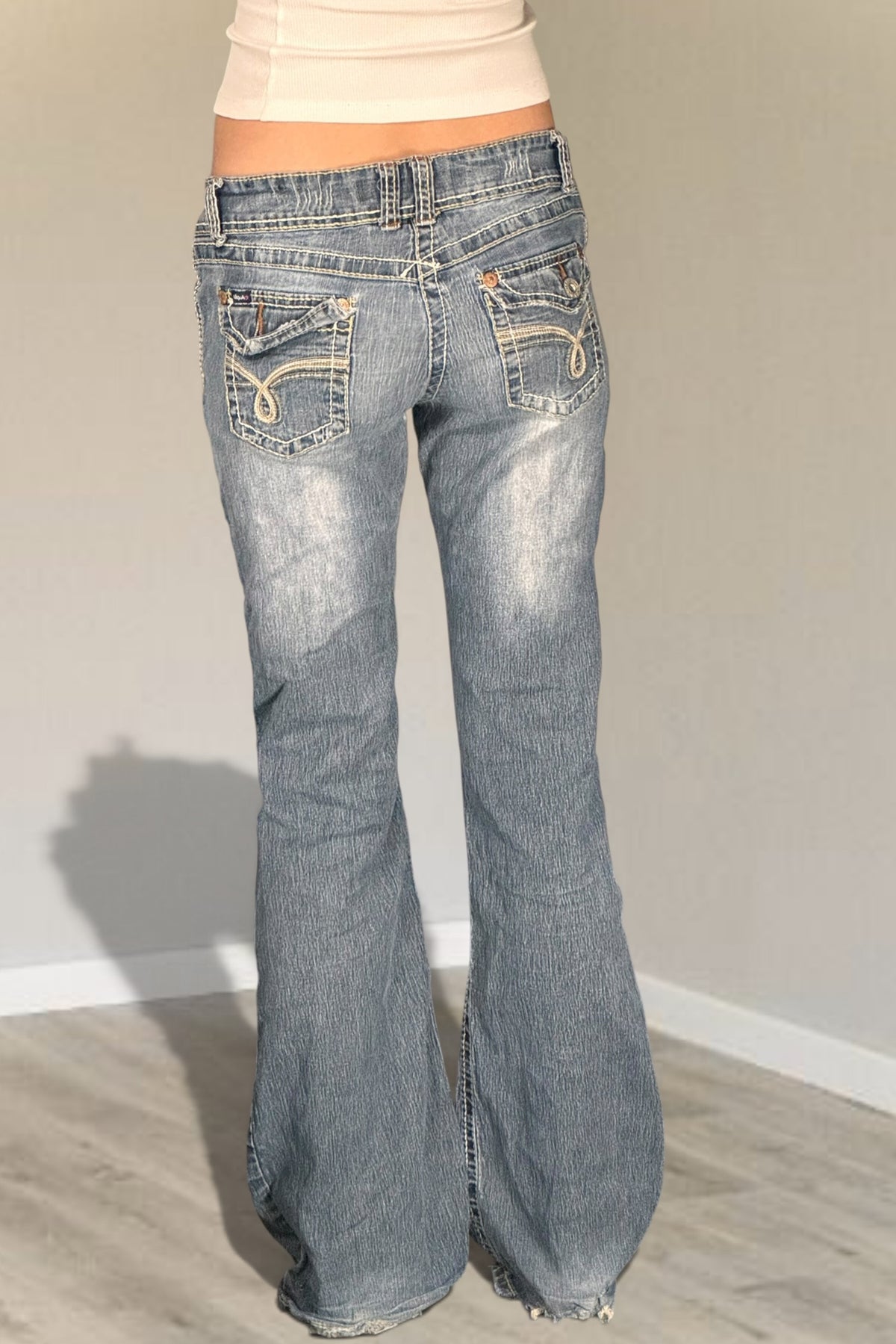 Lågmidjade jeans stl: S