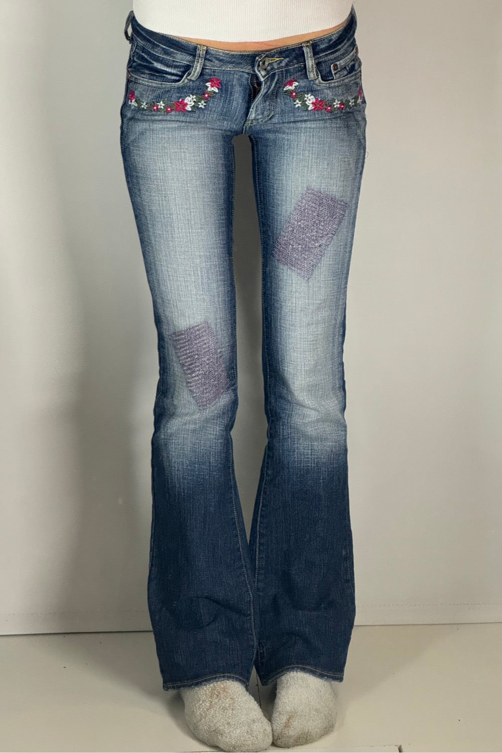 Lågmidjade jeans stl: S
