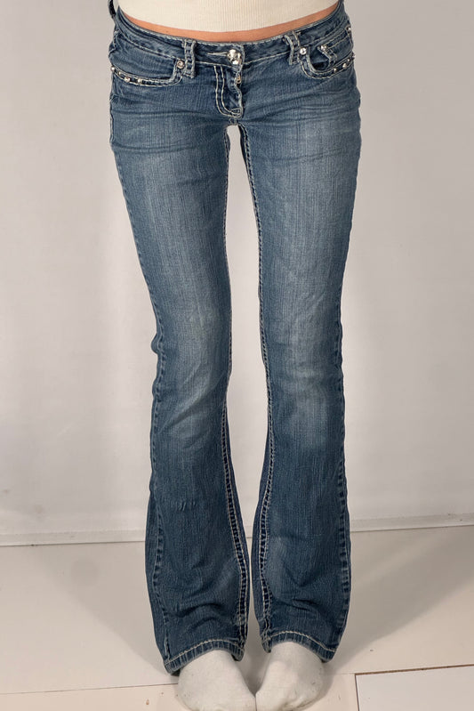 Lågmidjade jeans stl: XXS