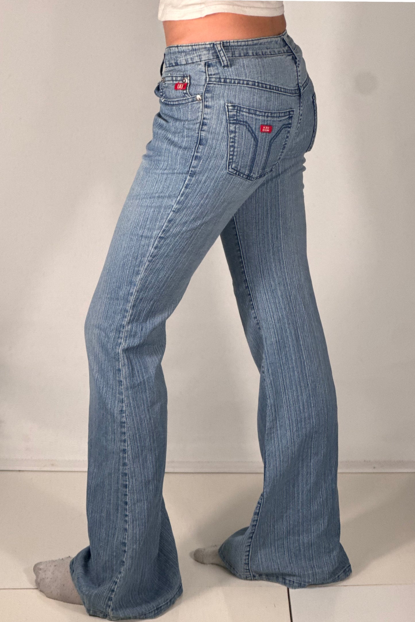 Lågmidjade jeans stl: XS