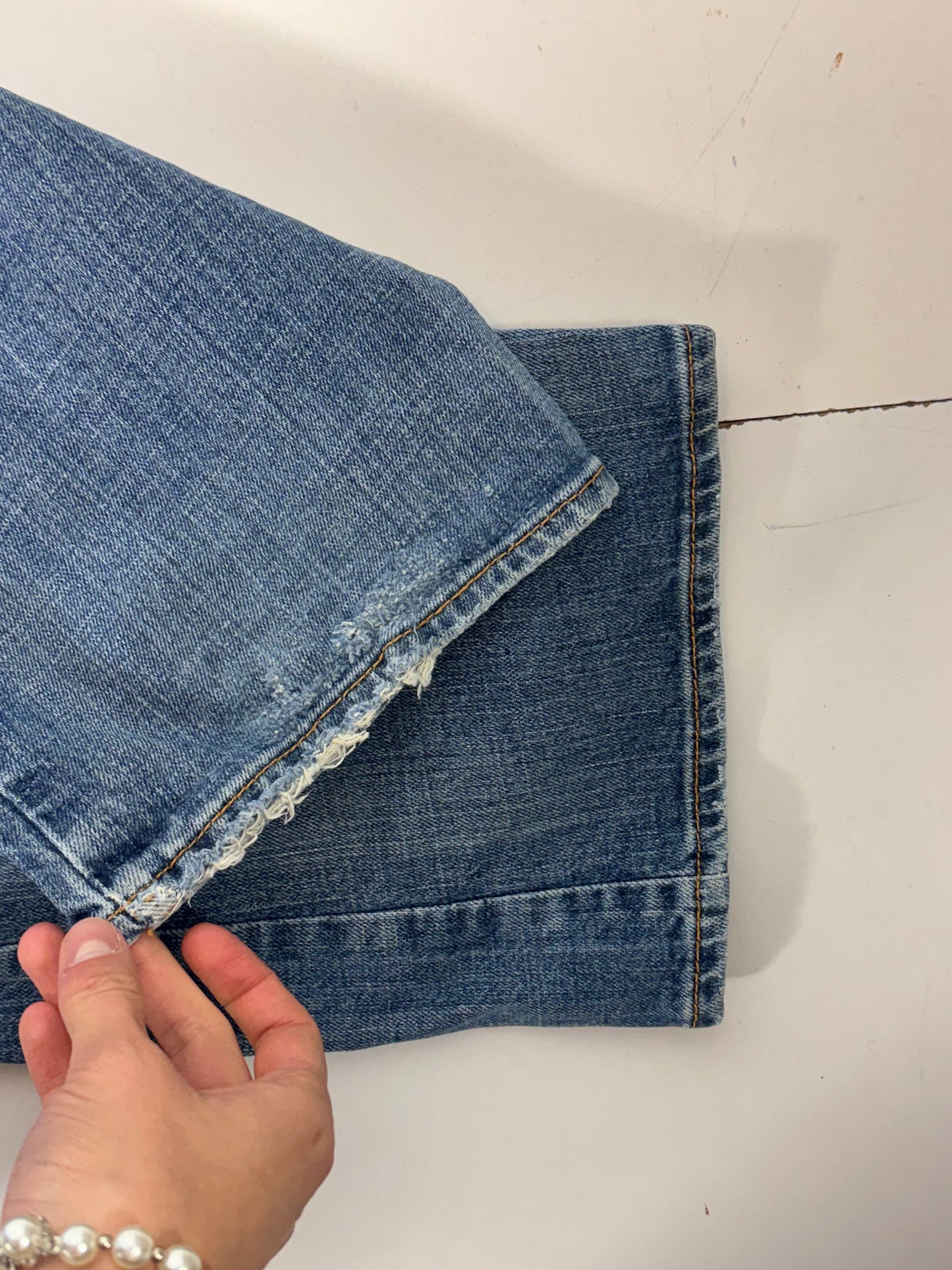 Lågmidjade jeans stl: S