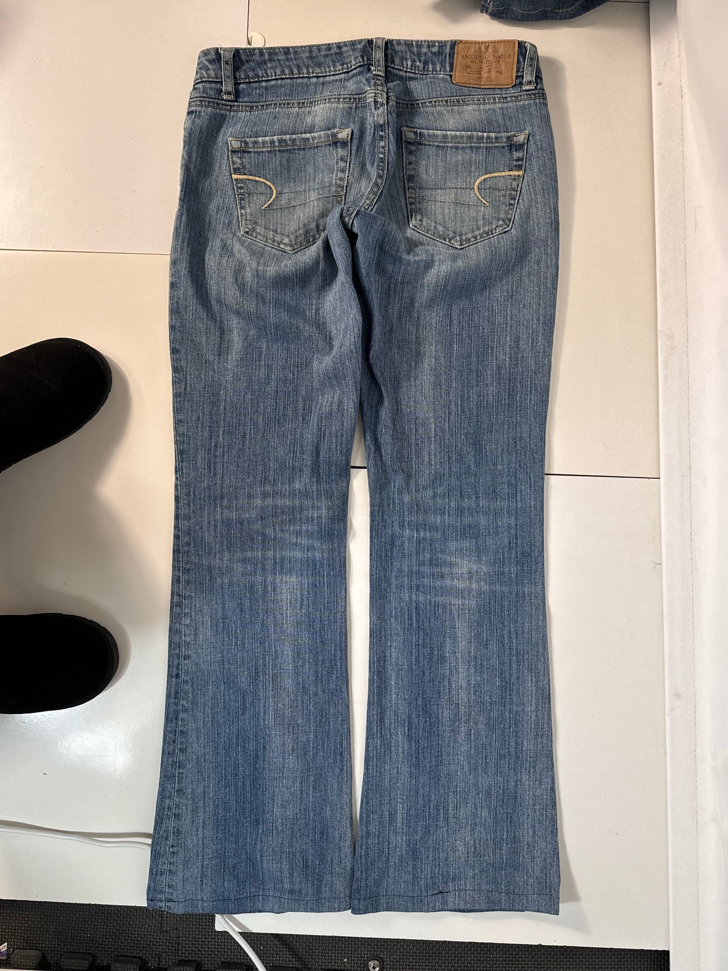 Lavtaljede jeans str: S