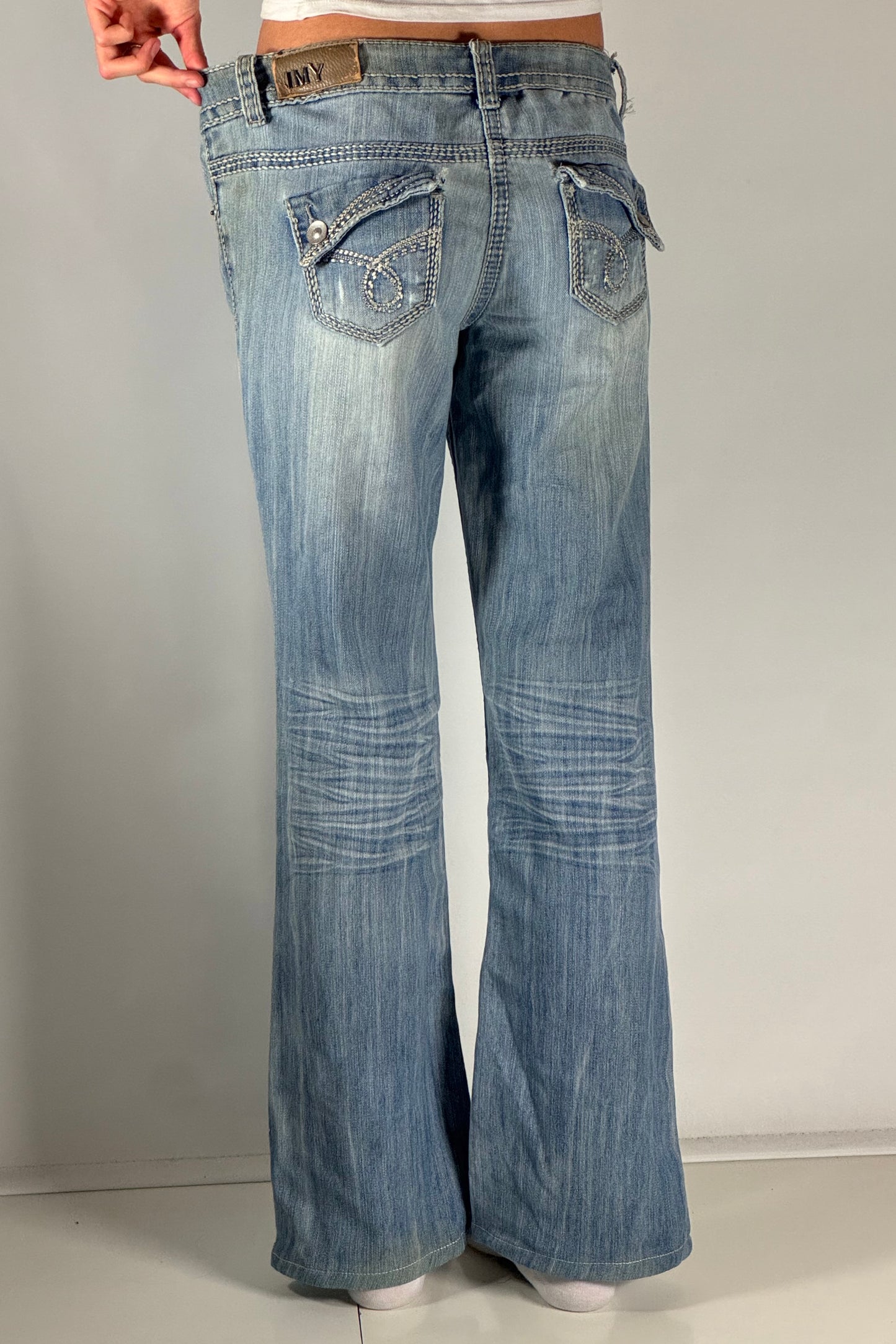Lågmidjade jeans stl: S/M