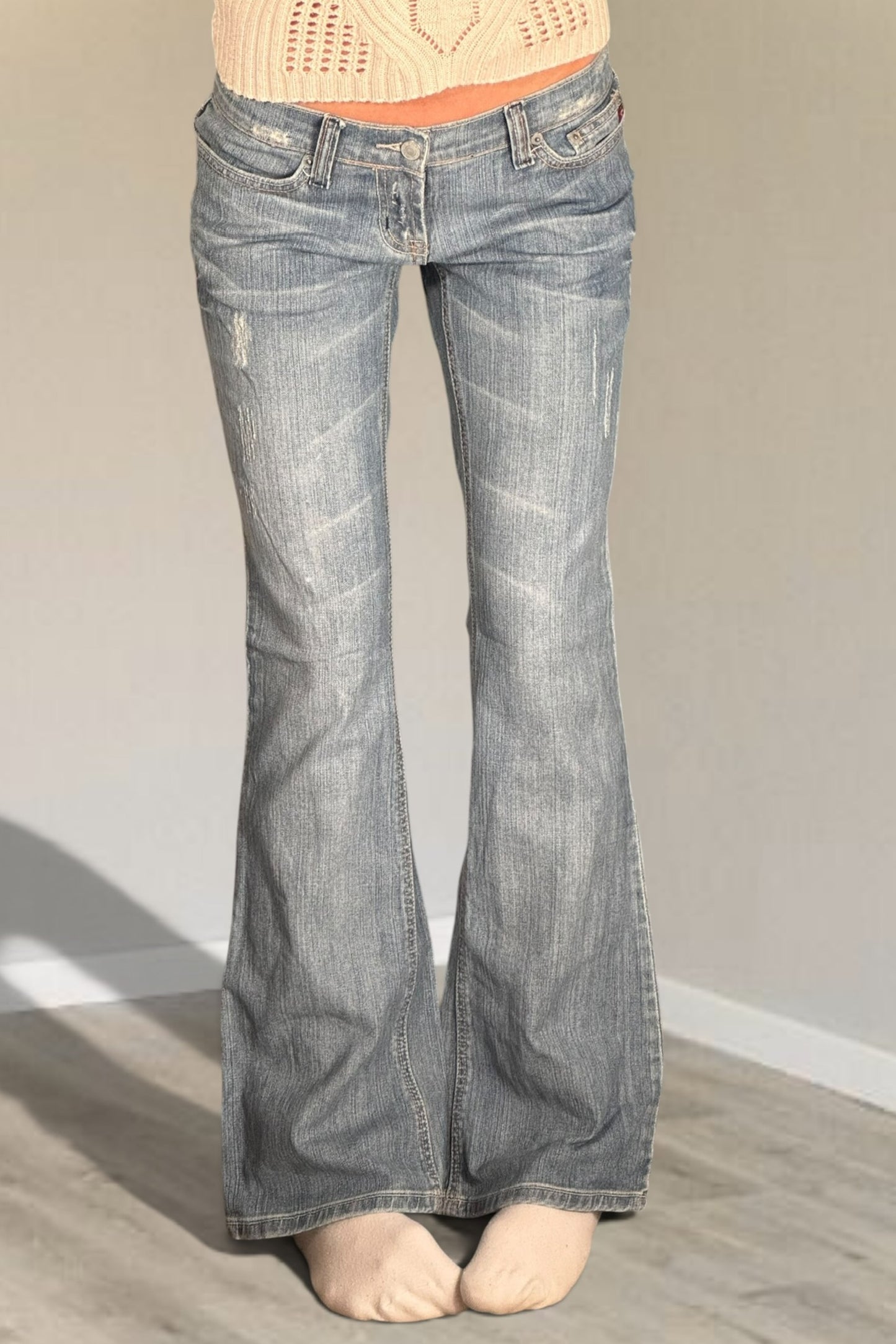Lågmidjade jeans stl: XS